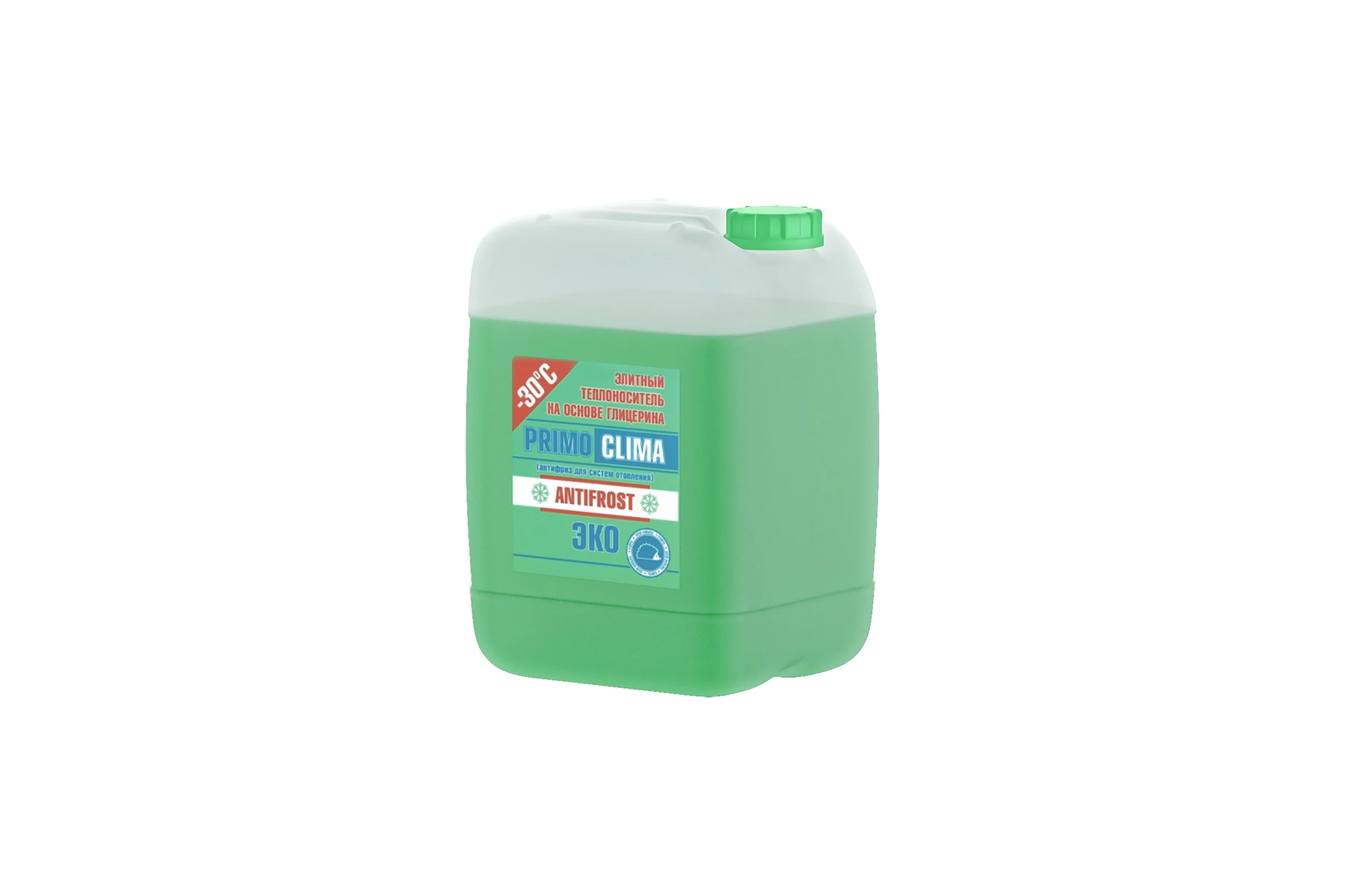 Теплоноситель Глицерин -30C ECO 20 кг, канистра, цвет зеленый Primoclima Antifrost PA-30C ECO 20