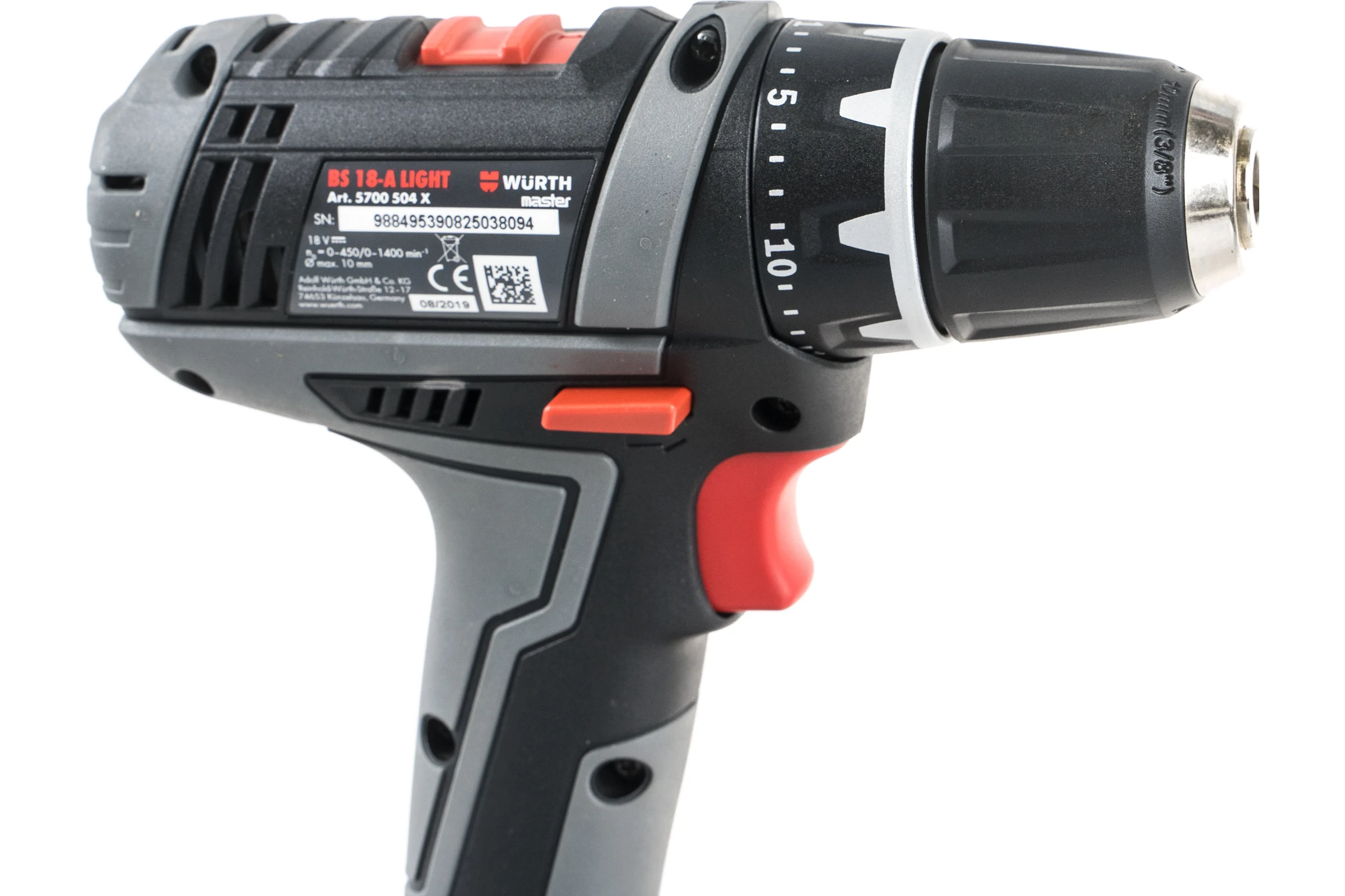 Аккумуляторная дрель-шуруповерт WURTH BS 18-A LIGHT 57005045 961 1