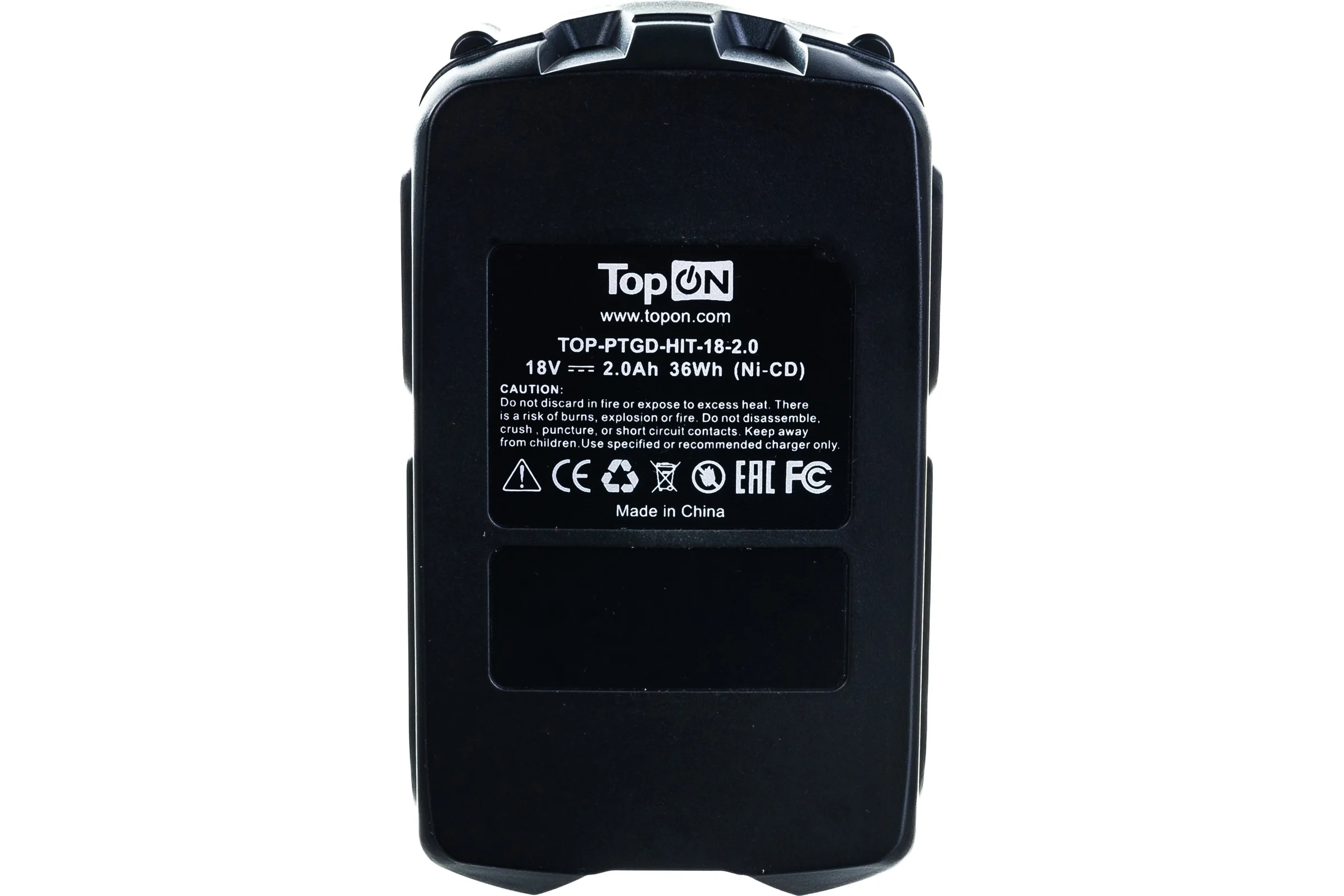Аккумулятор для электроинструмента Hitachi (Ni-Cd, 18В, 2Ач) TopON TOP-PTGD-HIT-18-2.0