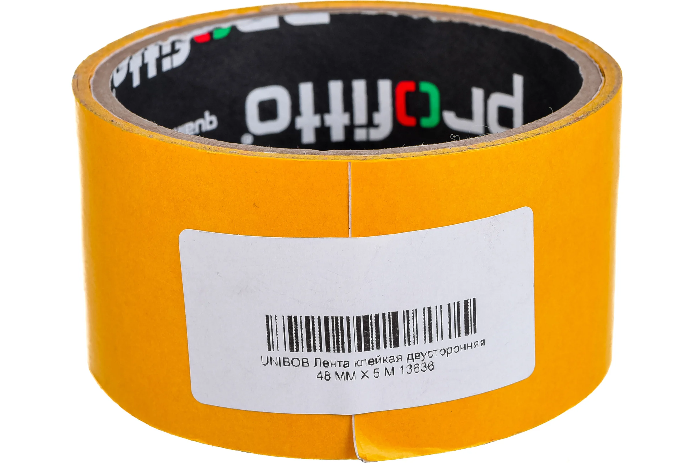 Двусторонняя клейкая лента UNIBOB Profitto 48 мм х 5 м 13636
