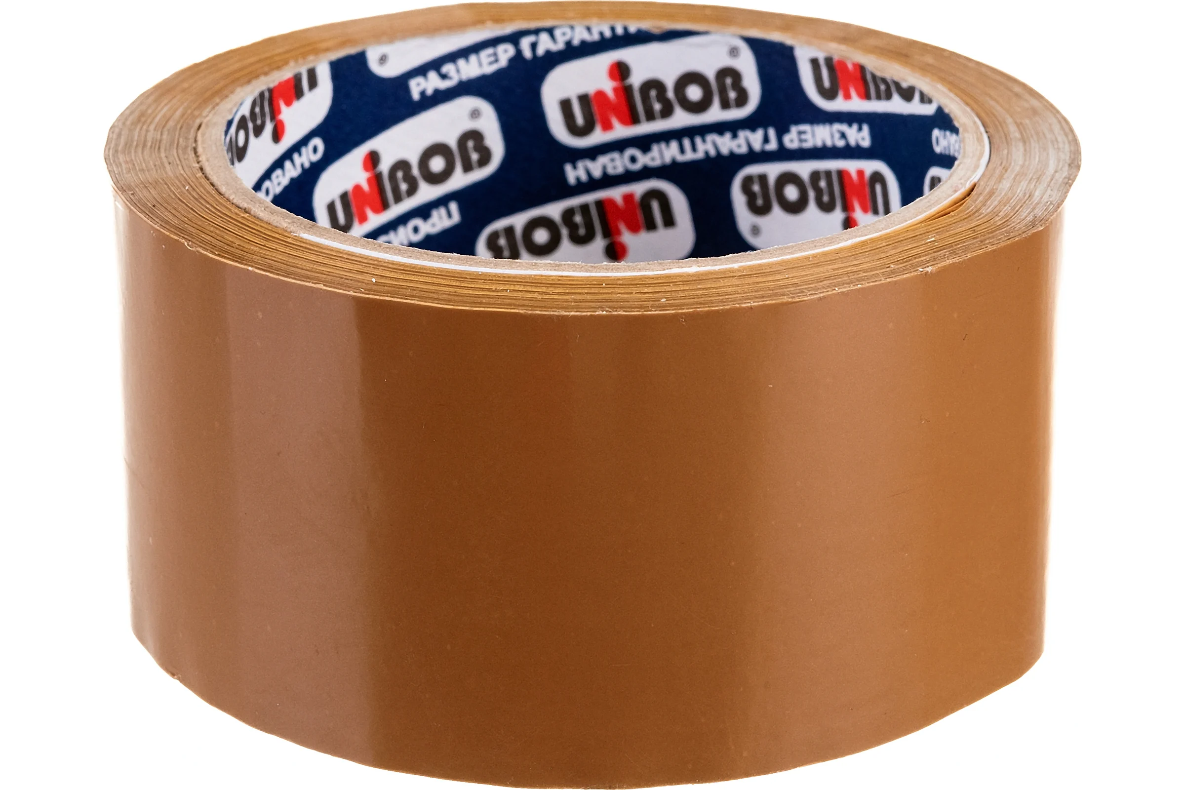Упаковочная клейкая лента UNIBOB коричневая 48 мм х 66 м 134837