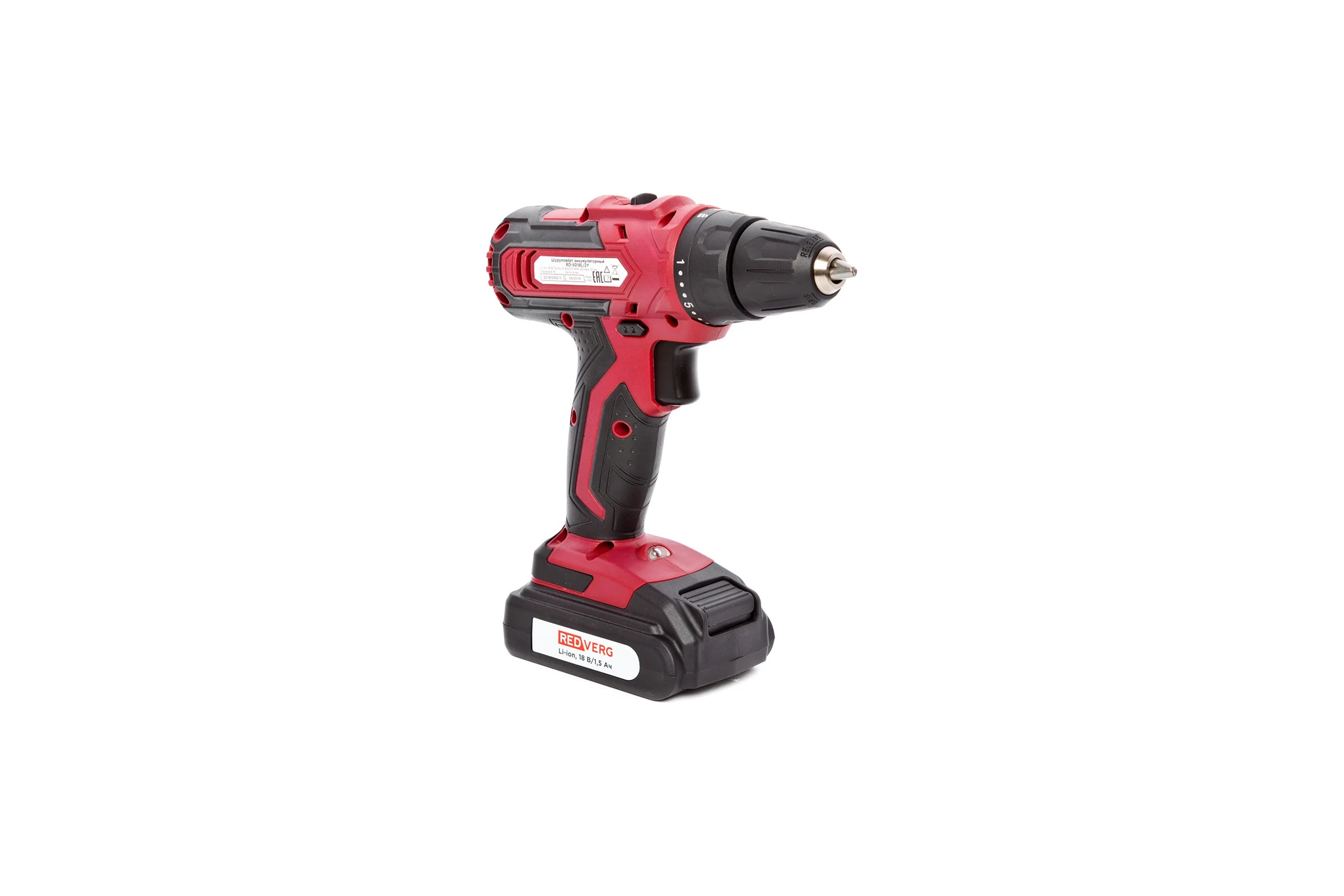 Аккумуляторная дрель-шуруповерт REDVERG RD-SD18L/2Y