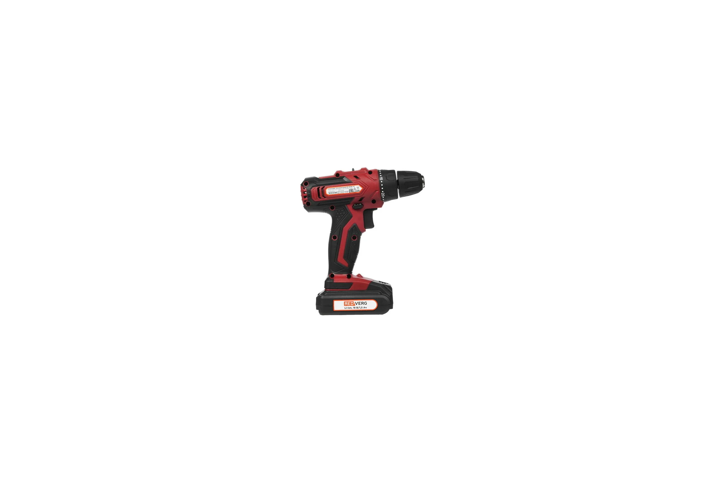 Аккумуляторная дрель-шуруповерт REDVERG RD-SD18L/2Y