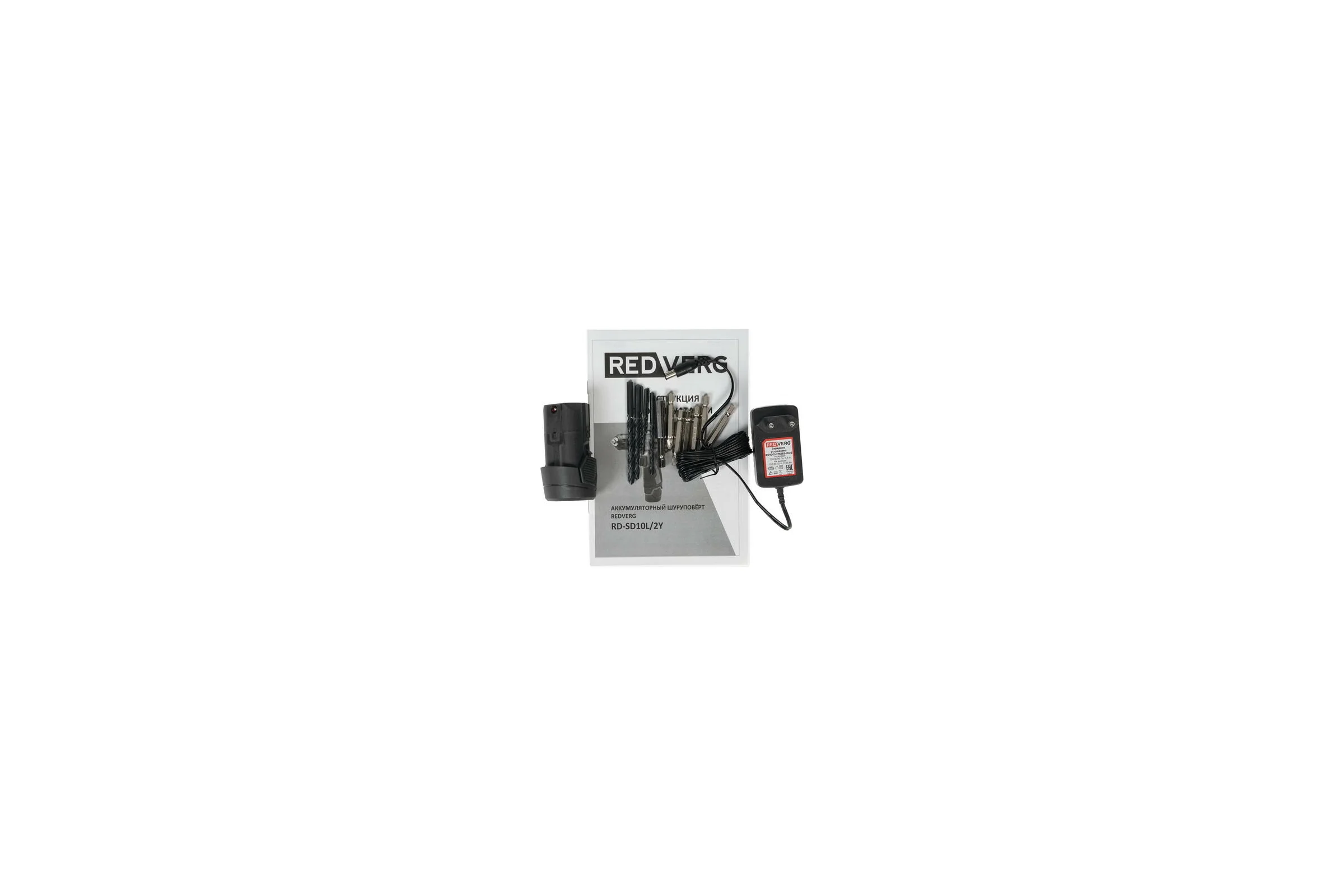 Аккумуляторная дрель-шуруповерт REDVERG RD-SD10L/2Y 6628688