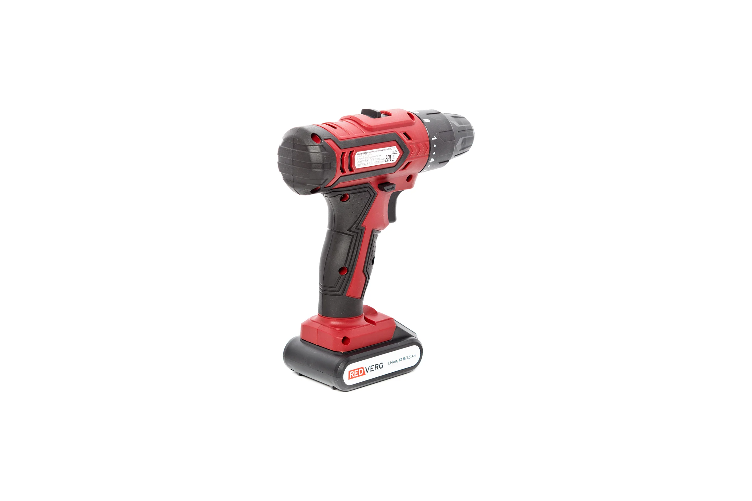 Аккумуляторная дрель-шуруповерт REDVERG RD-SD12L/2Y 6632398