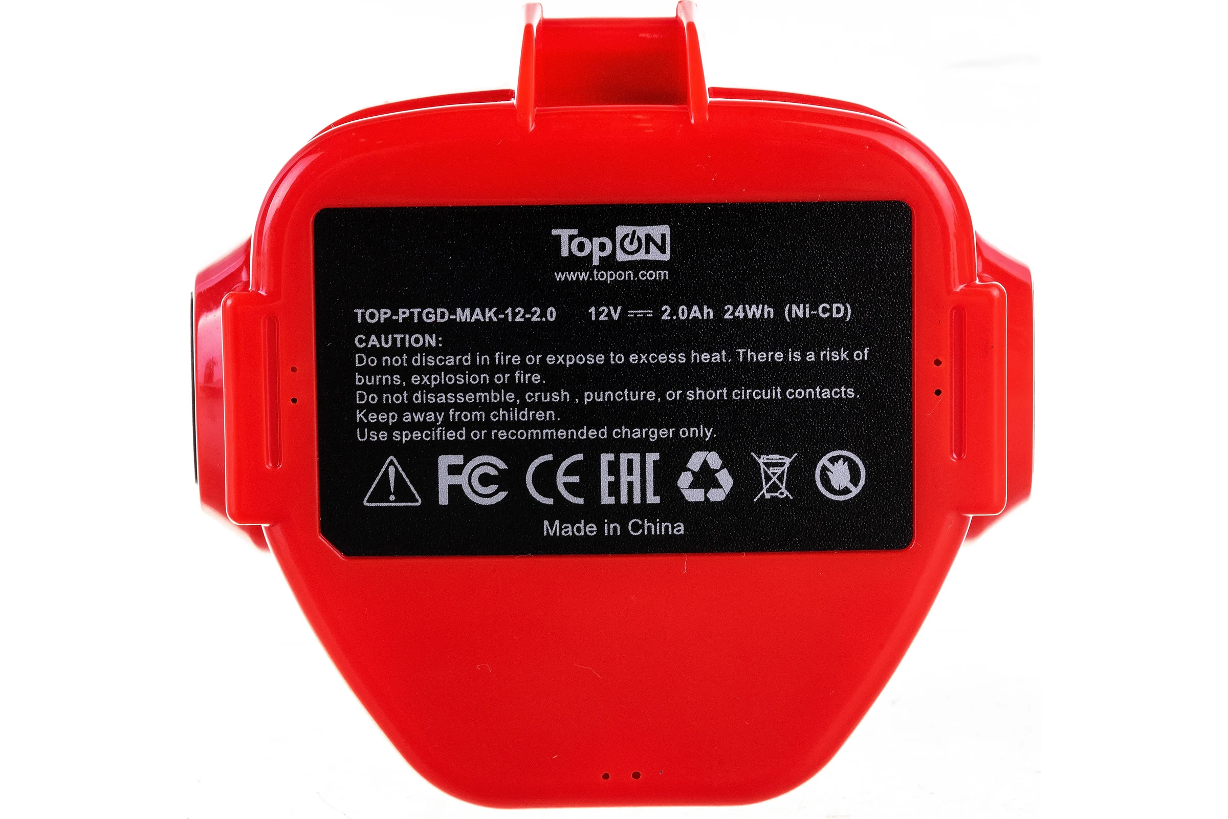 Аккумулятор для электроинструмента (Ni-Сd, 12В, 2Ач) TopON TOP-PTGD-MAK-12-2.0