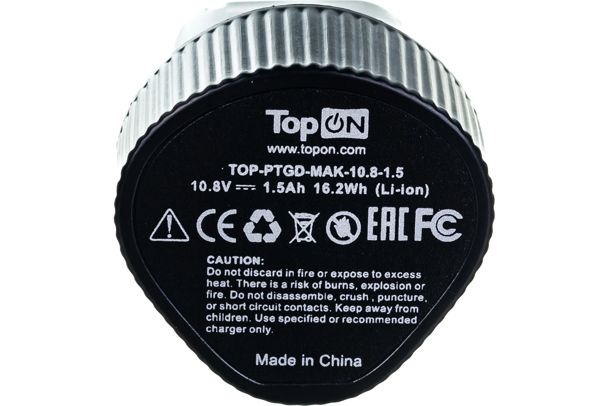 Аккумулятор для электроинструмента (Li-Ion, 10.8В, 1.5Ач) TopON TOP-PTGD-MAK-10.8-1.5