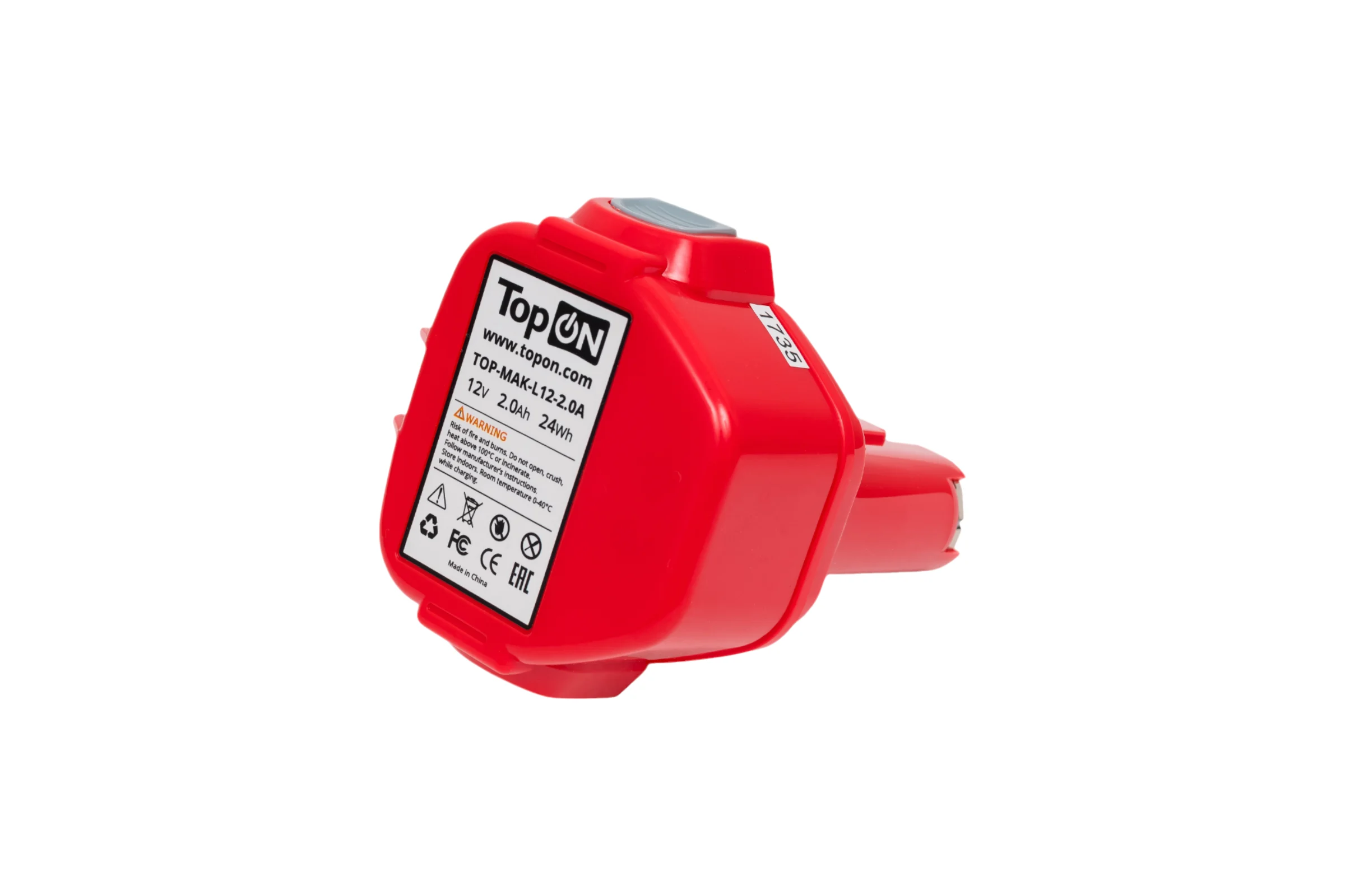 Аккумулятор для электроинструмента Makita (Li-Ion, 12В, 2Ач) TopON TOP-PTGD-MAK-L12-2.0A TOP-MAK-L12-2.0A