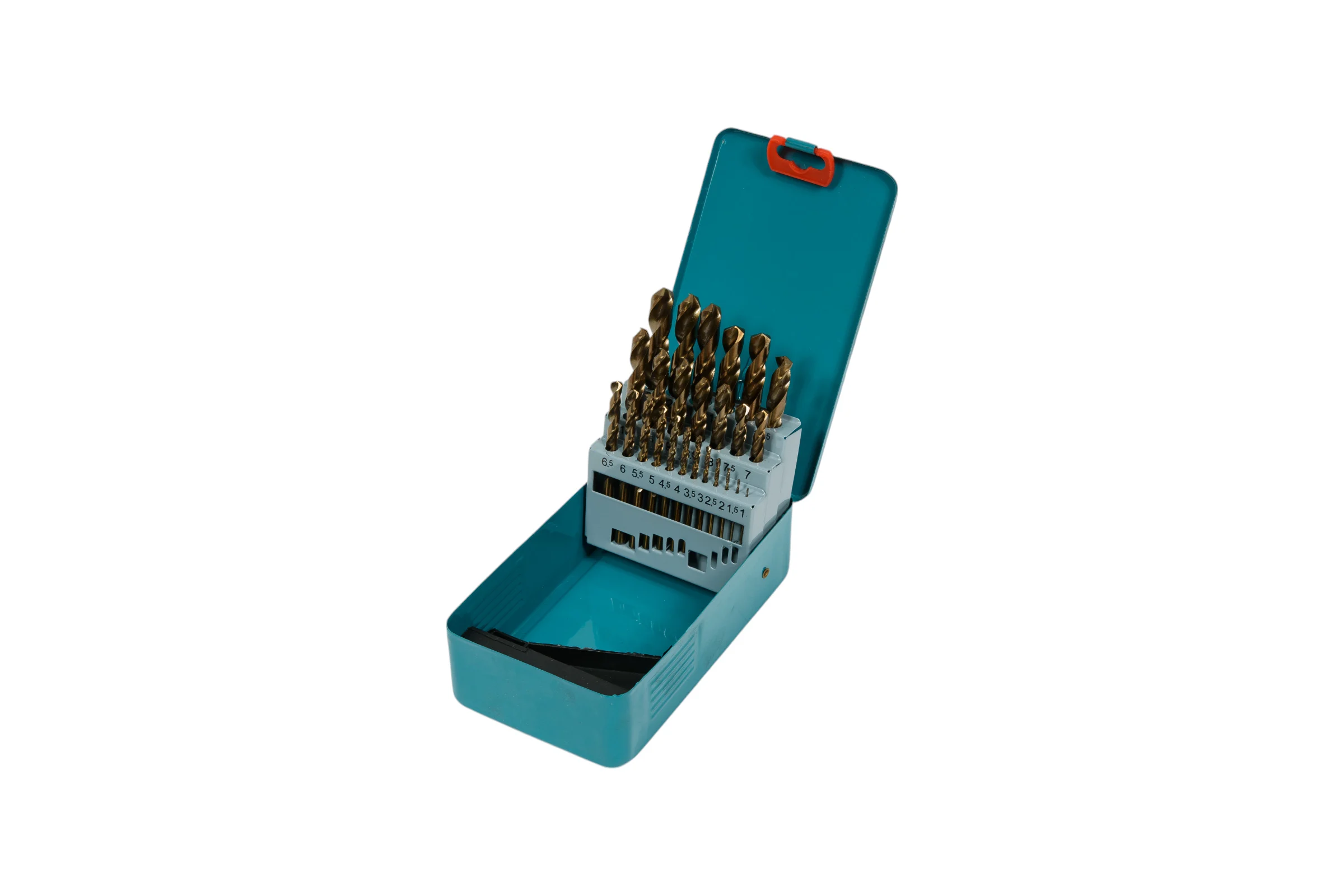 Набор сверл 1-13мм Р6М5К5 25шт(шаг 0,5мм) в металлическом футляре Beltools ri.439.264
