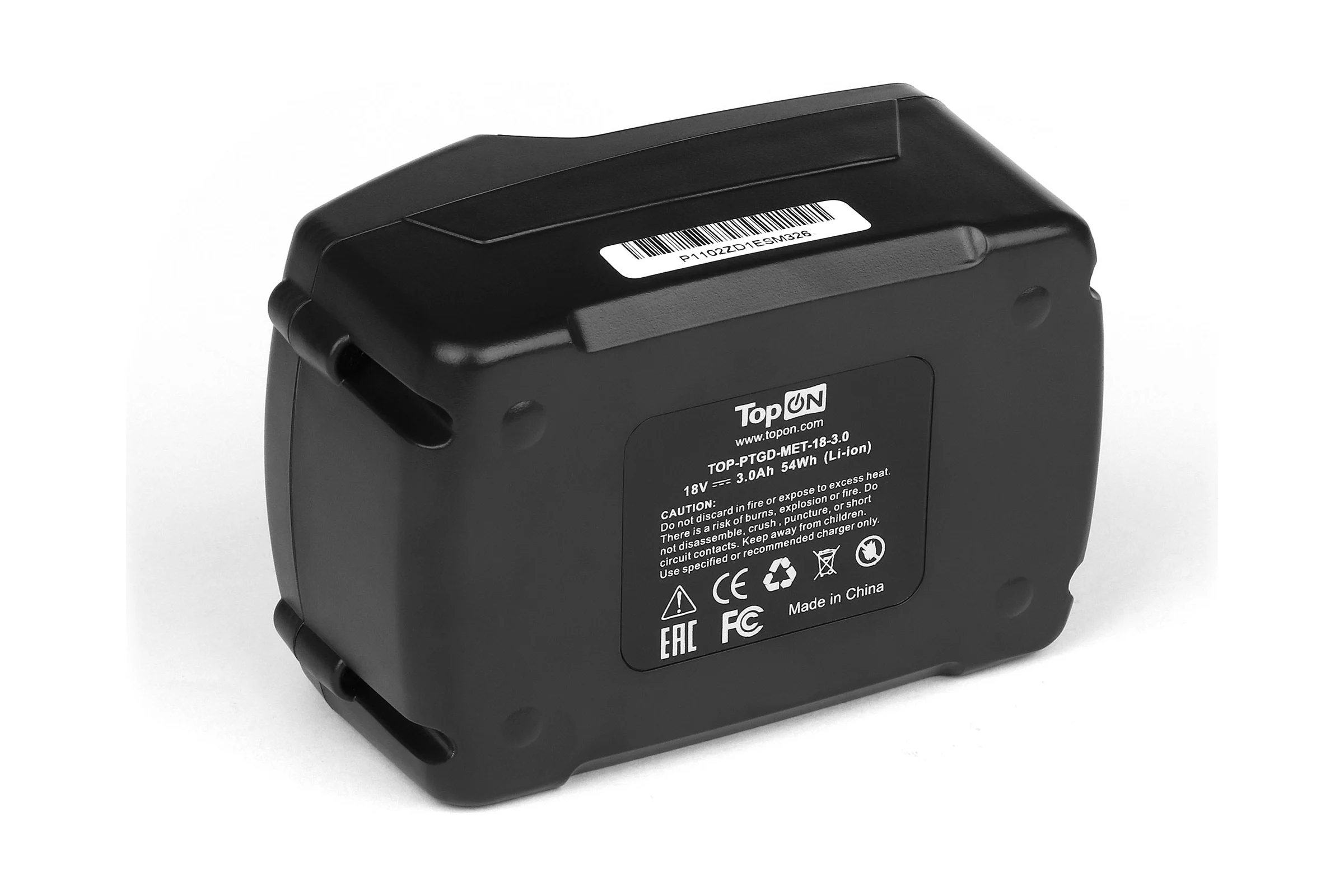Аккумулятор для электроинструмента Metabo TopOn TOP-PTGD-MET-18-3.0 TOP-MET-18-3.0