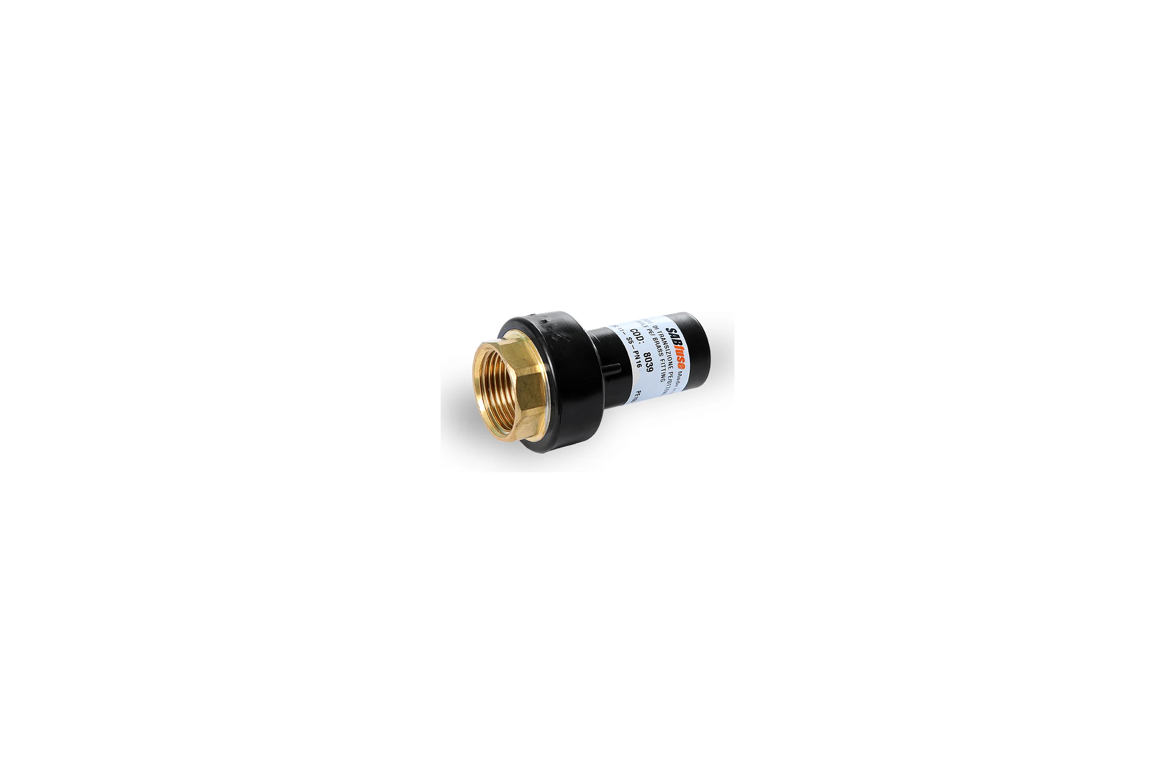 Переход SABfuse латунь SDR11 PE PN16 D63X2" внут. 80391606300G