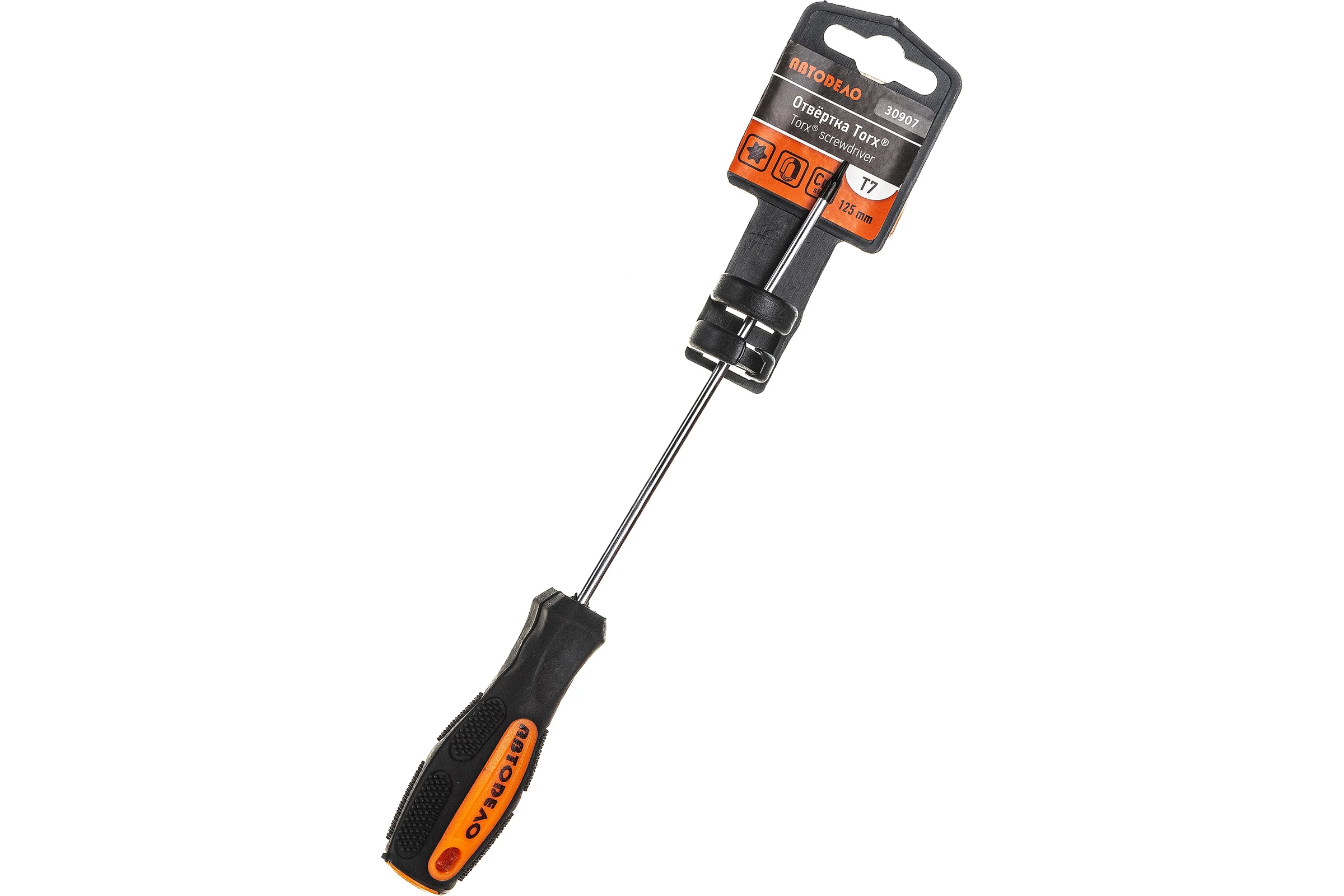 Отвертка TORX T7x125мм на держателе АвтоDело 30907 13212