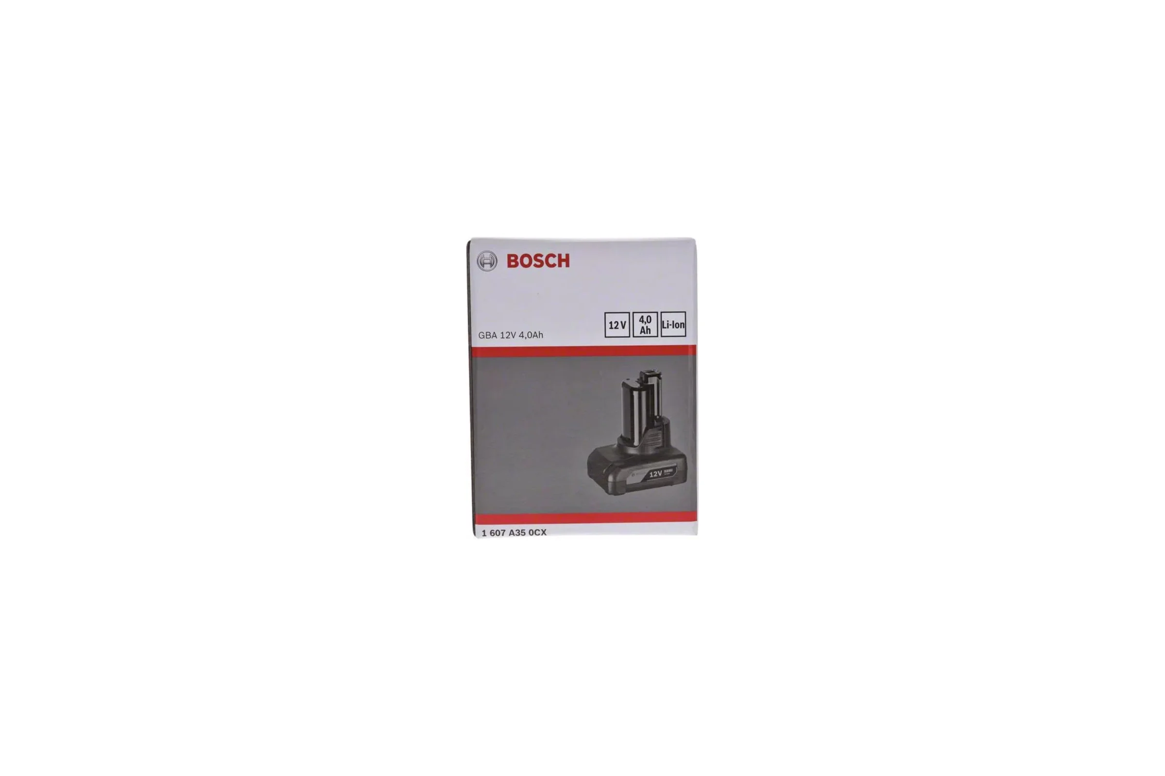 Аккумулятор Li-Ion 12В, 4.0 Ач Bosch 1607A350CX