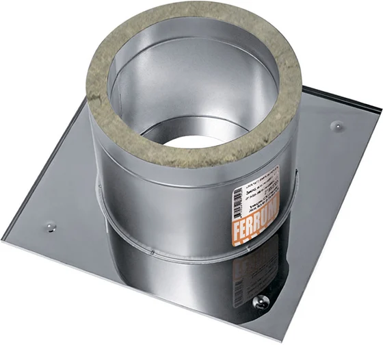 Потолочно проходной узел FERRUM max t 450C, 430/0,5 мм, термо, ф135 f3407