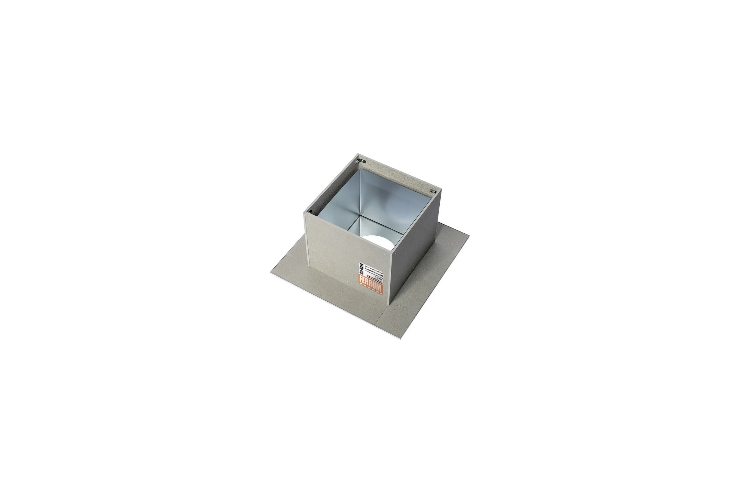 Потолочно проходной узел FERRUM Н max t 600C, 430/0,5 мм, мин ф200 f3501