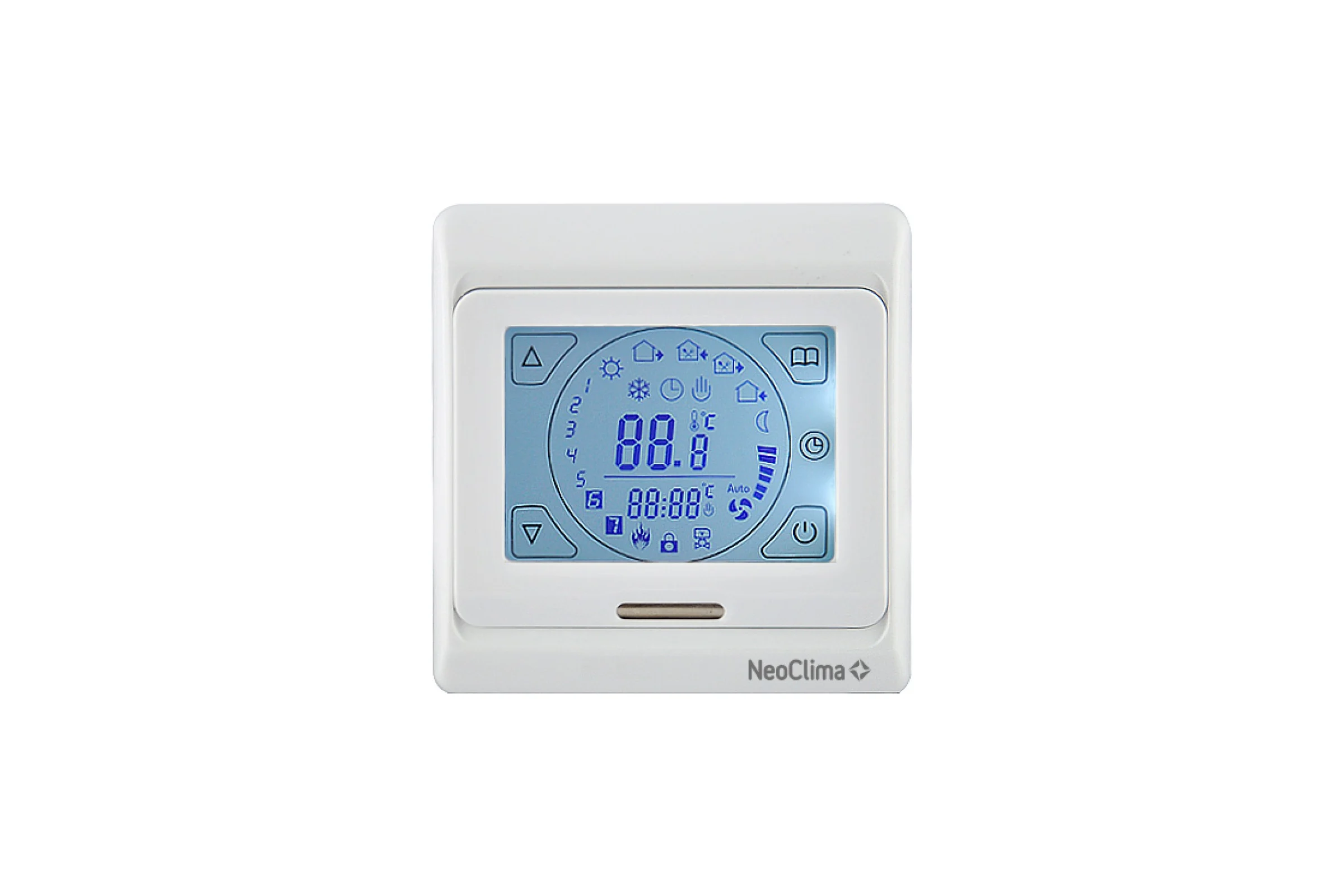 Терморегулятор встраиваемый цифровой сенсорный NCTR-33ESP Neoclima 38628
