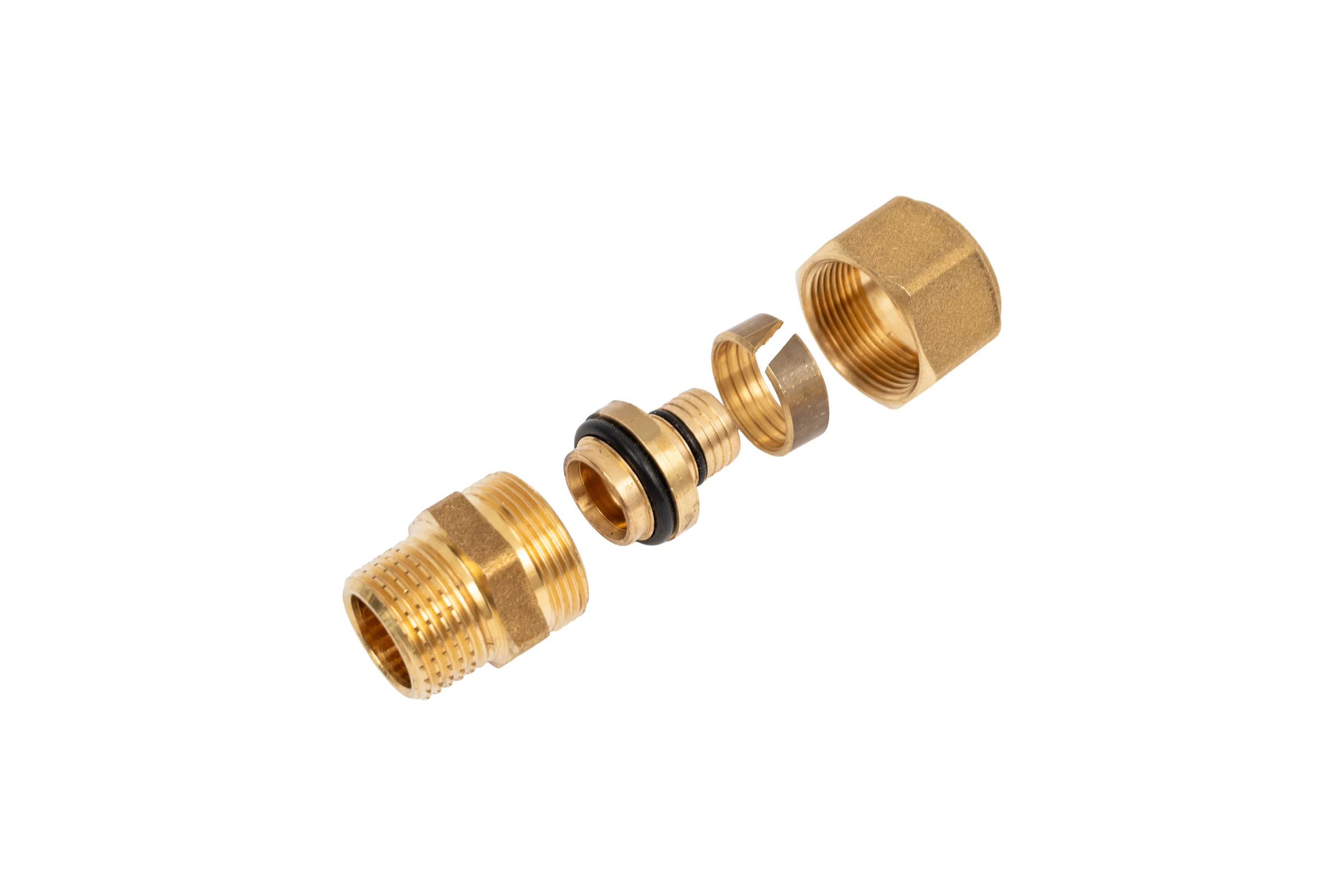 Фитинг для пластиковых труб с наружной резьбой Giacomini 1/2x18x2.5 R186MY055