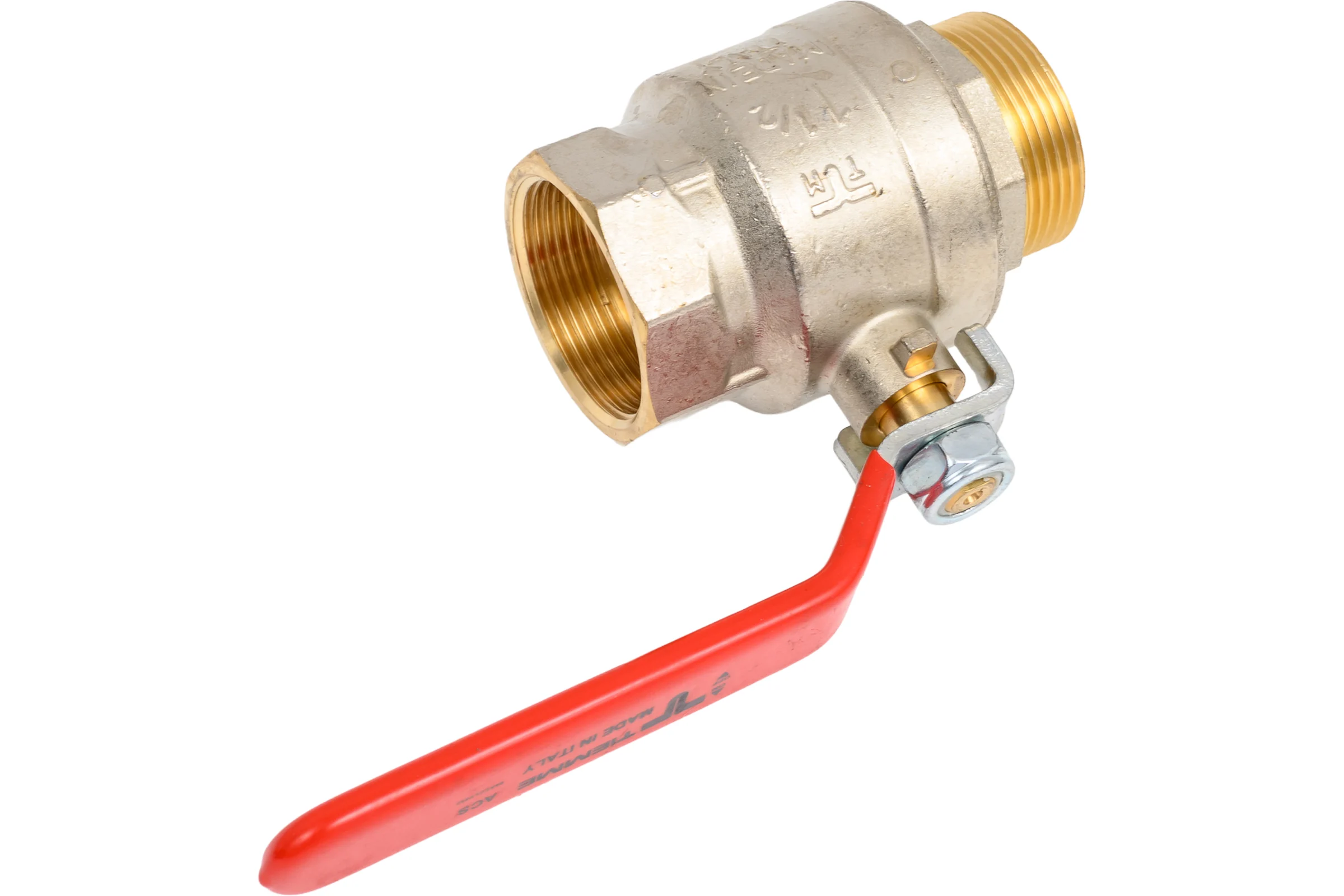 Кран Tiemme 1 1/2" ВН шаровой Scirocco (плоская ручка) 2310043/2331