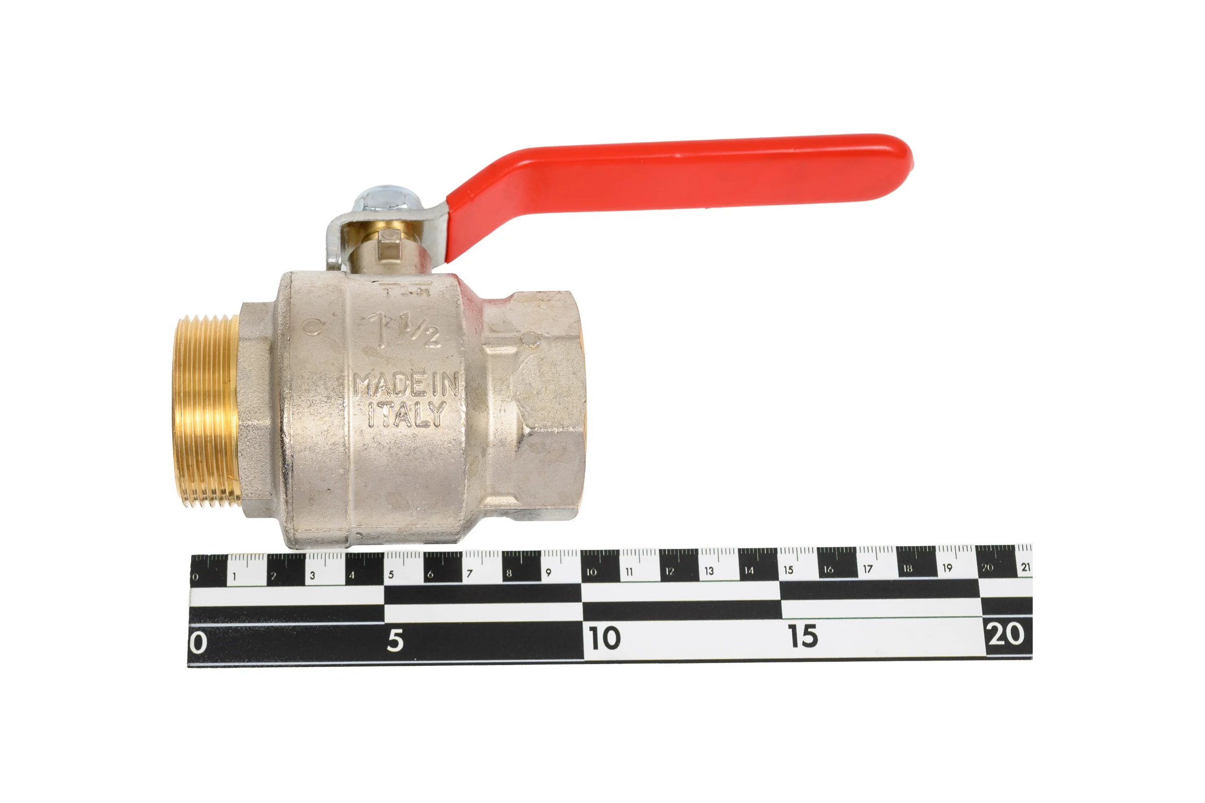 Кран Tiemme 1 1/2" ВН шаровой Scirocco (плоская ручка) 2310043/2331