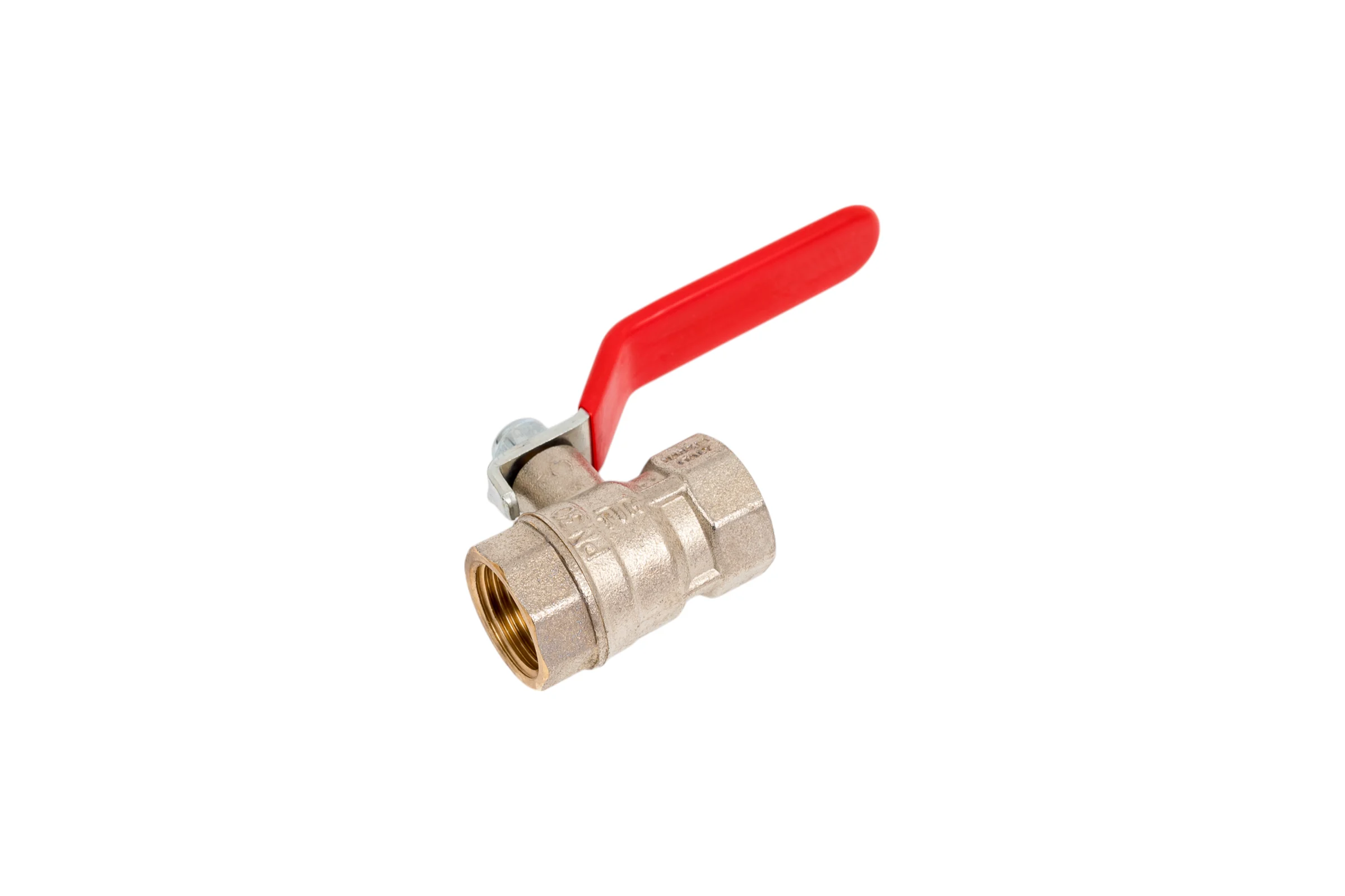 Кран Tiemme 1/2" ВВ шаровой (плоская ручка) 2360017/2380