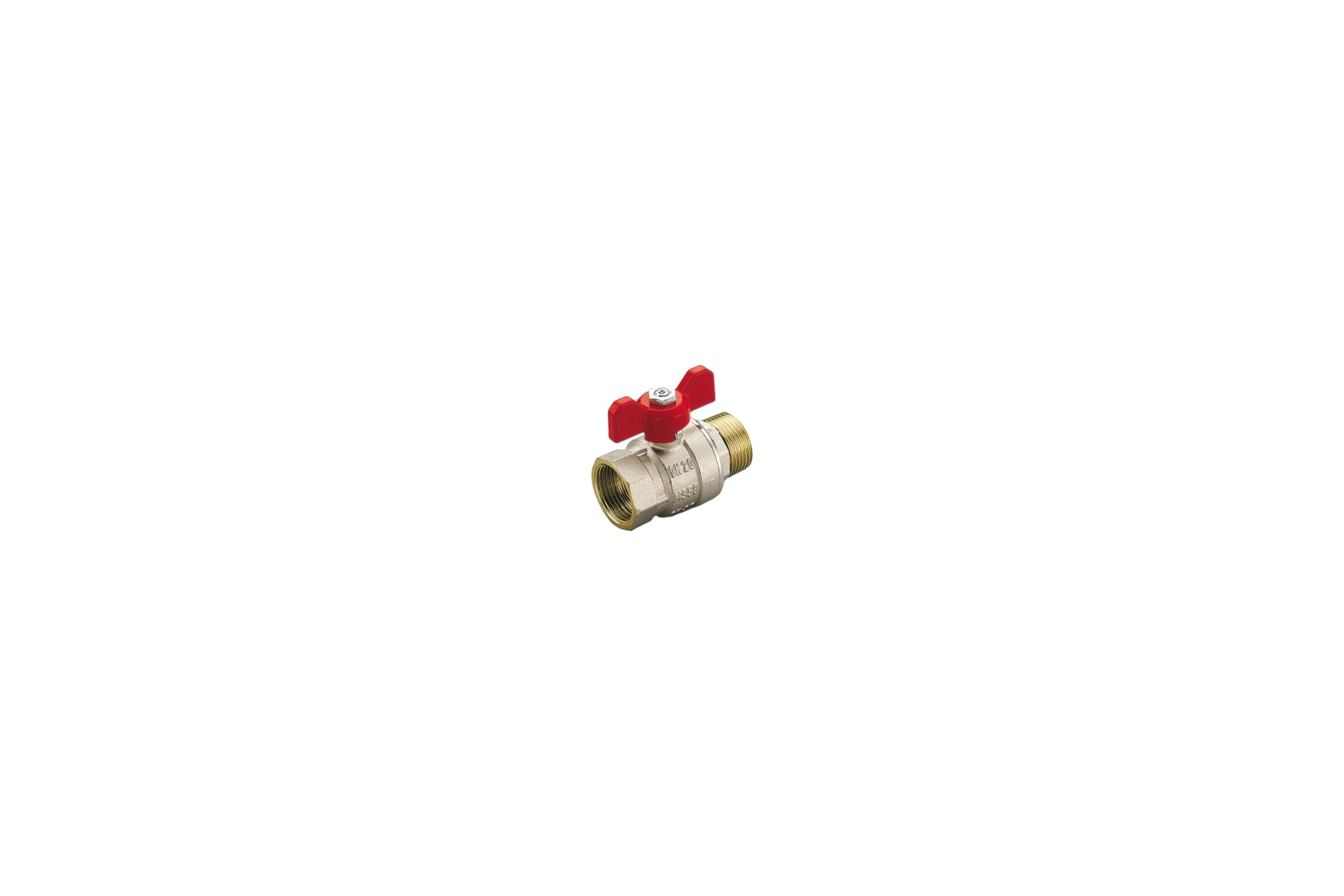 Кран Tiemme 1/2" ВН шаровой (бабочка) Scirocco 2310003/2321