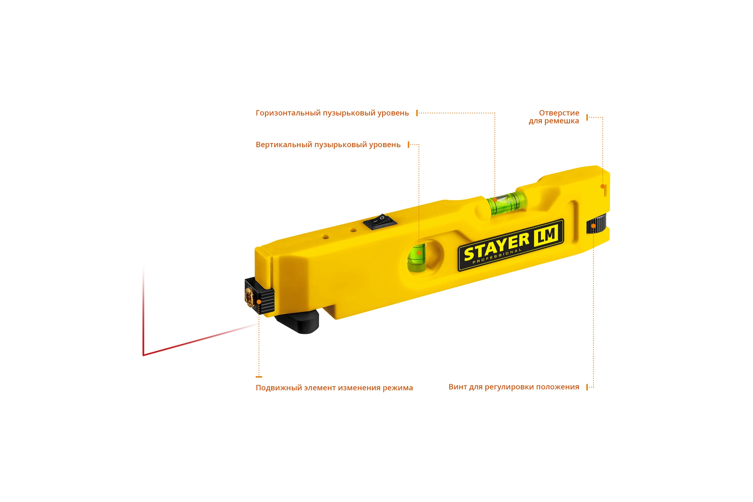 Лазерный уровень STAYER LM 34985