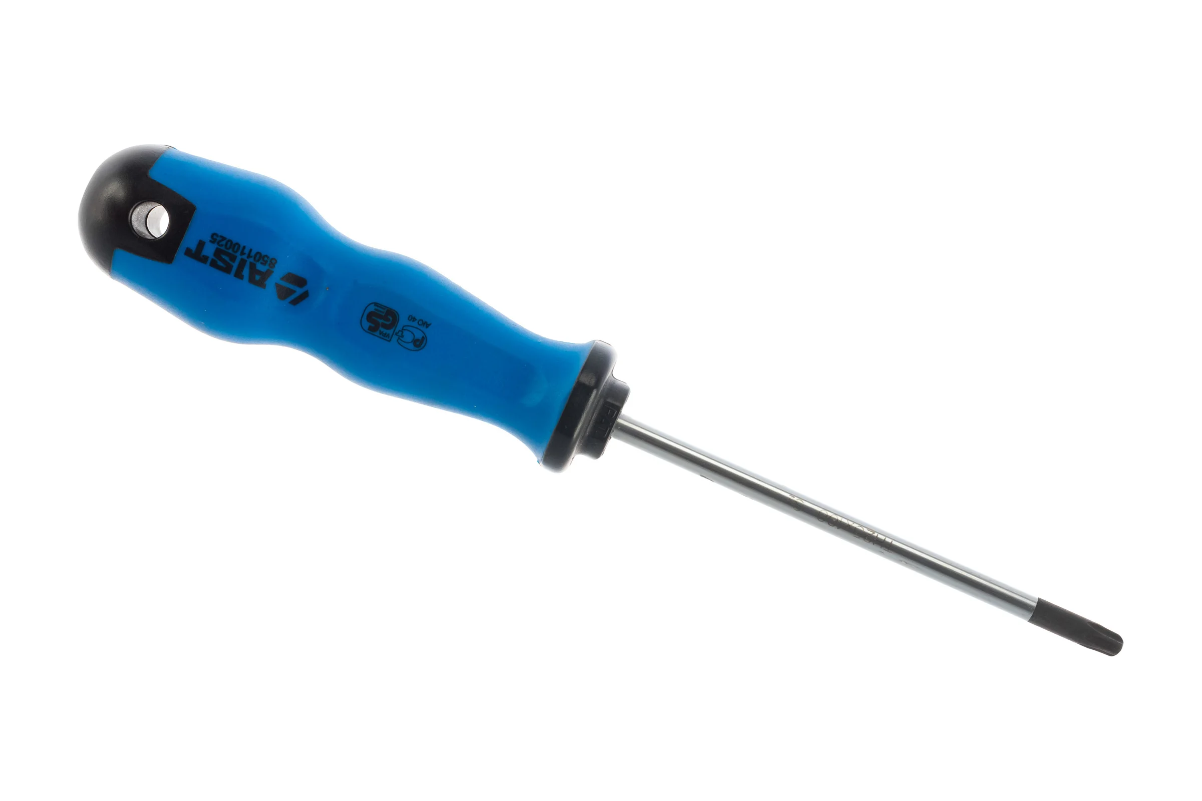 Отвертка звездочка TORX TT25 100мм с отверстием AIST 850110025 00-00014004