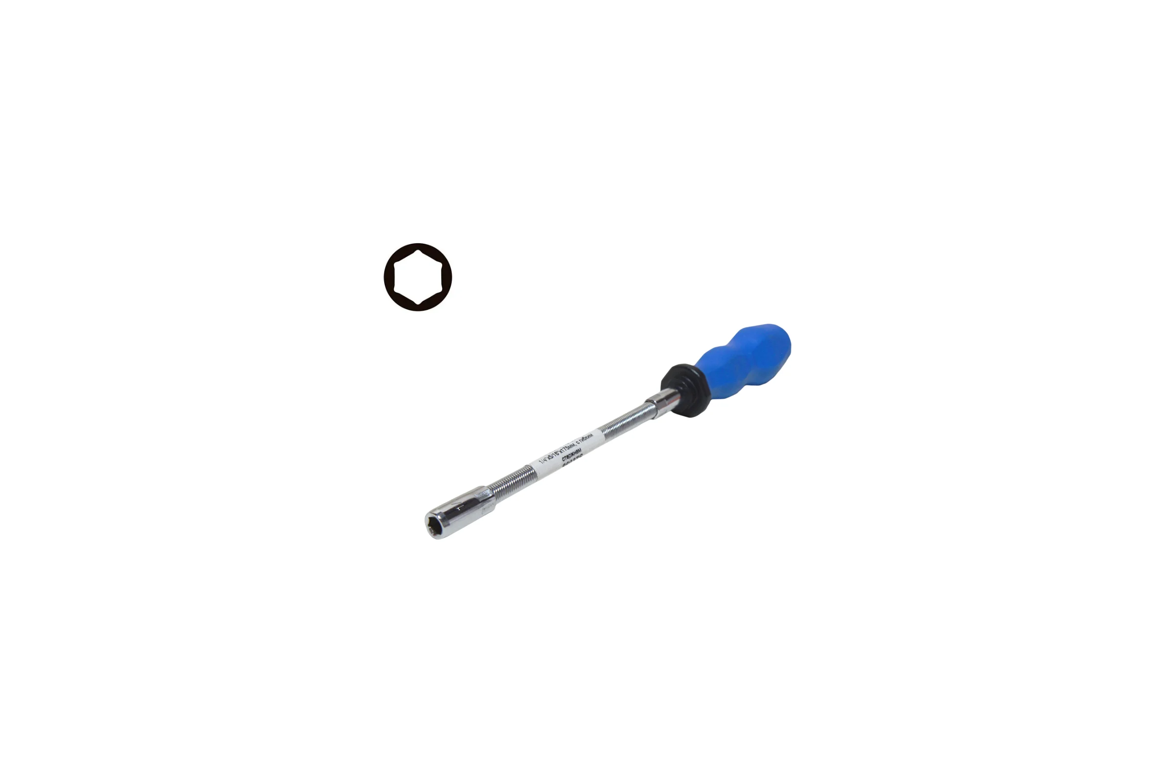 Шестигранная торцевая отвертка 1/4" 175мм гибкая для хомутов AIST 86037S 00-00003524