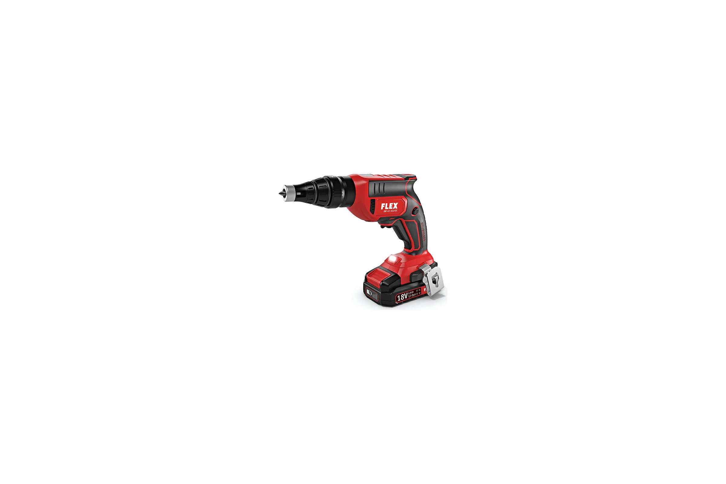 Аккумуляторный шуруповерт для гипсокартона FLEX DW 45 18.0-EC M/2.5 Set 466824