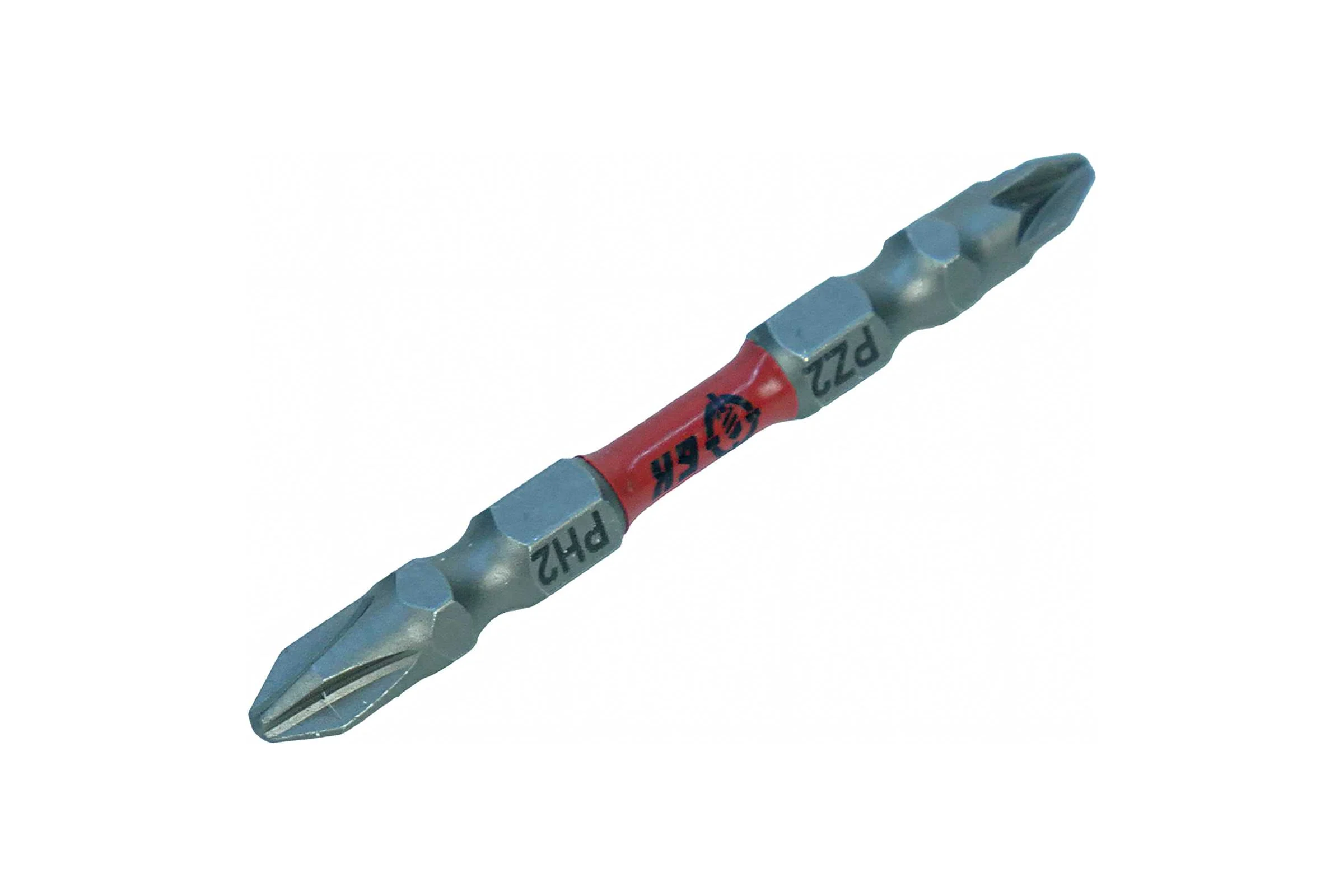 Биты двусторонние (2 шт; 65 мм; PH2xPZ2; сталь S2) БОЕКОМПЛЕКТ BPH2PZ2-60DOUBLE-2