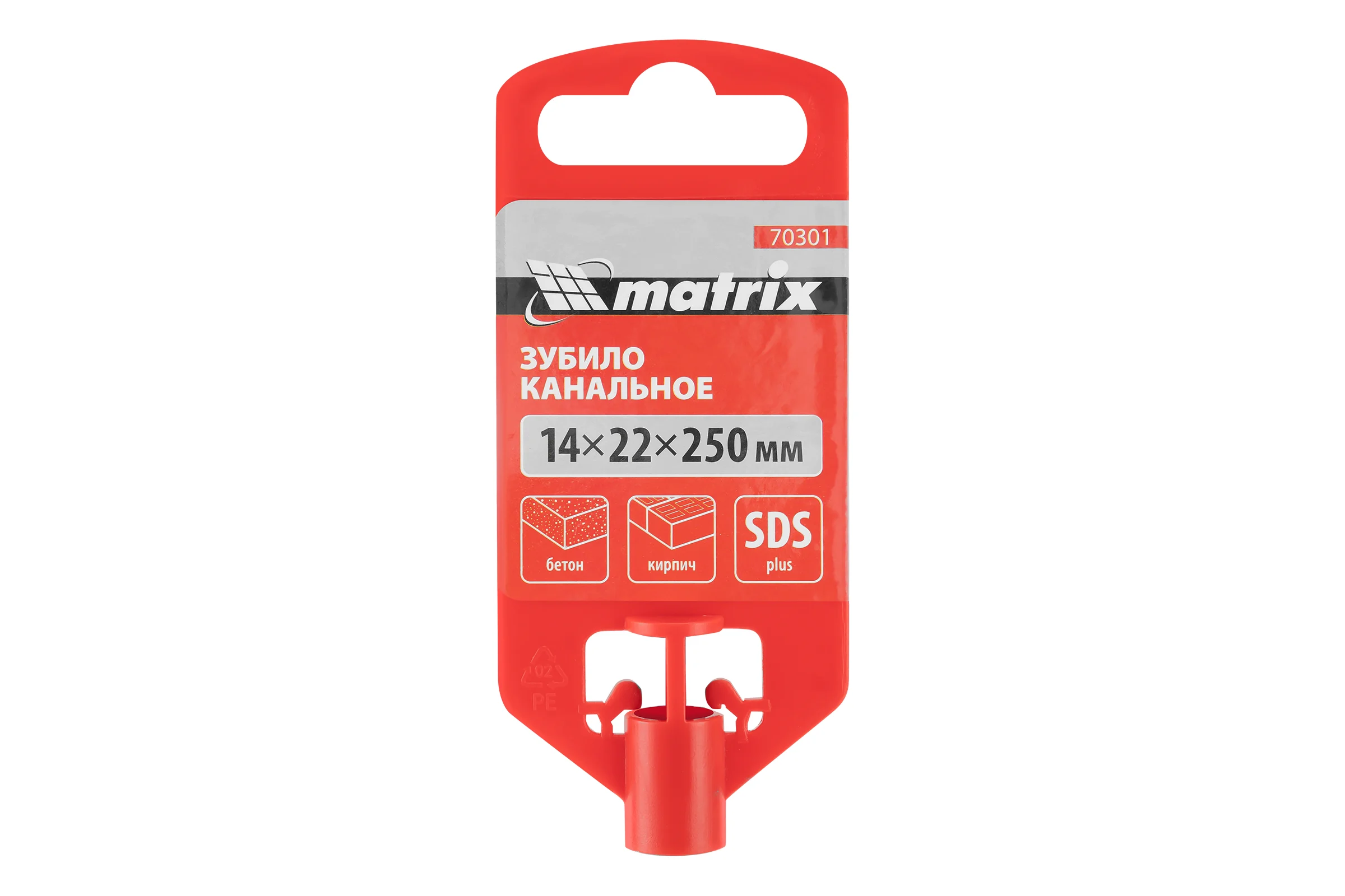 Зубило канальное (14x22x250 мм; SDS-PLUS) MATRIX 70301