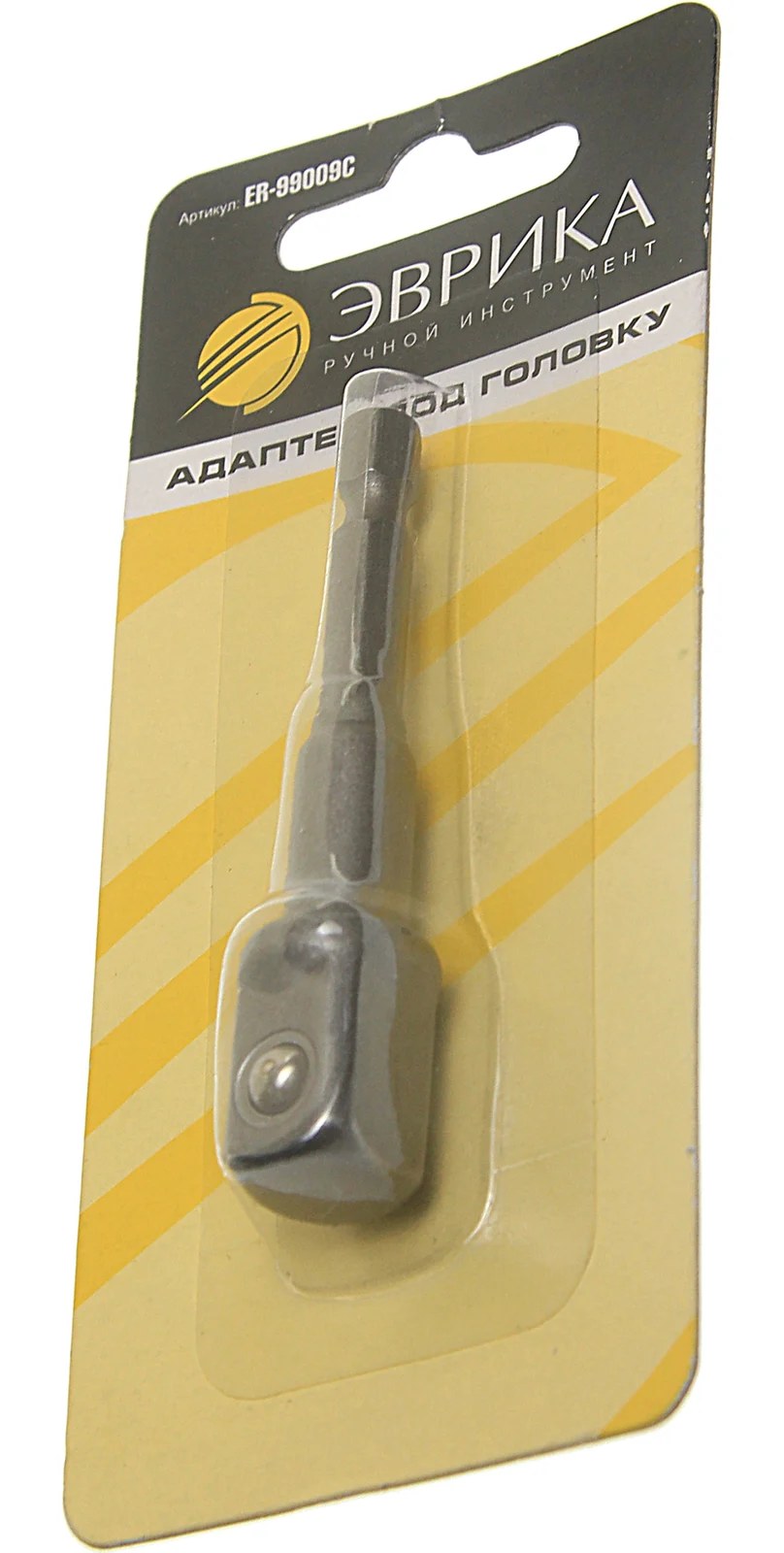Адаптер под головку Эврика 1/2'' 6-гранный 75мм для шуруповерта ER-99009C 990238