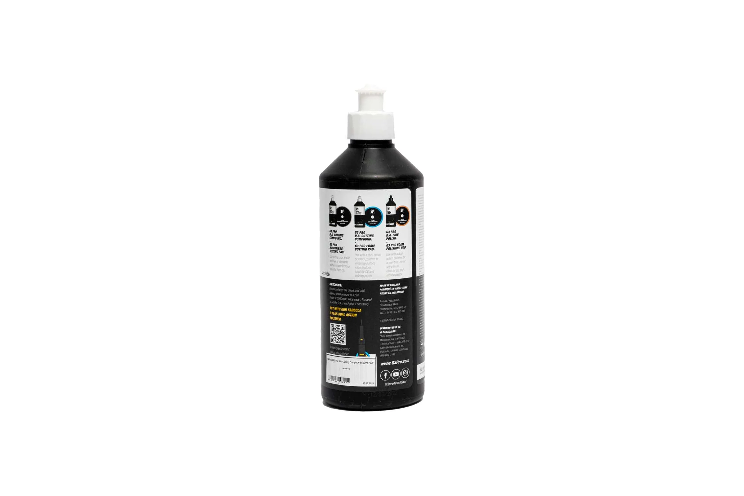 Паста полировальная абразивная G3 Pro D.A. Cutting Compound 500 мл Farecla 7500