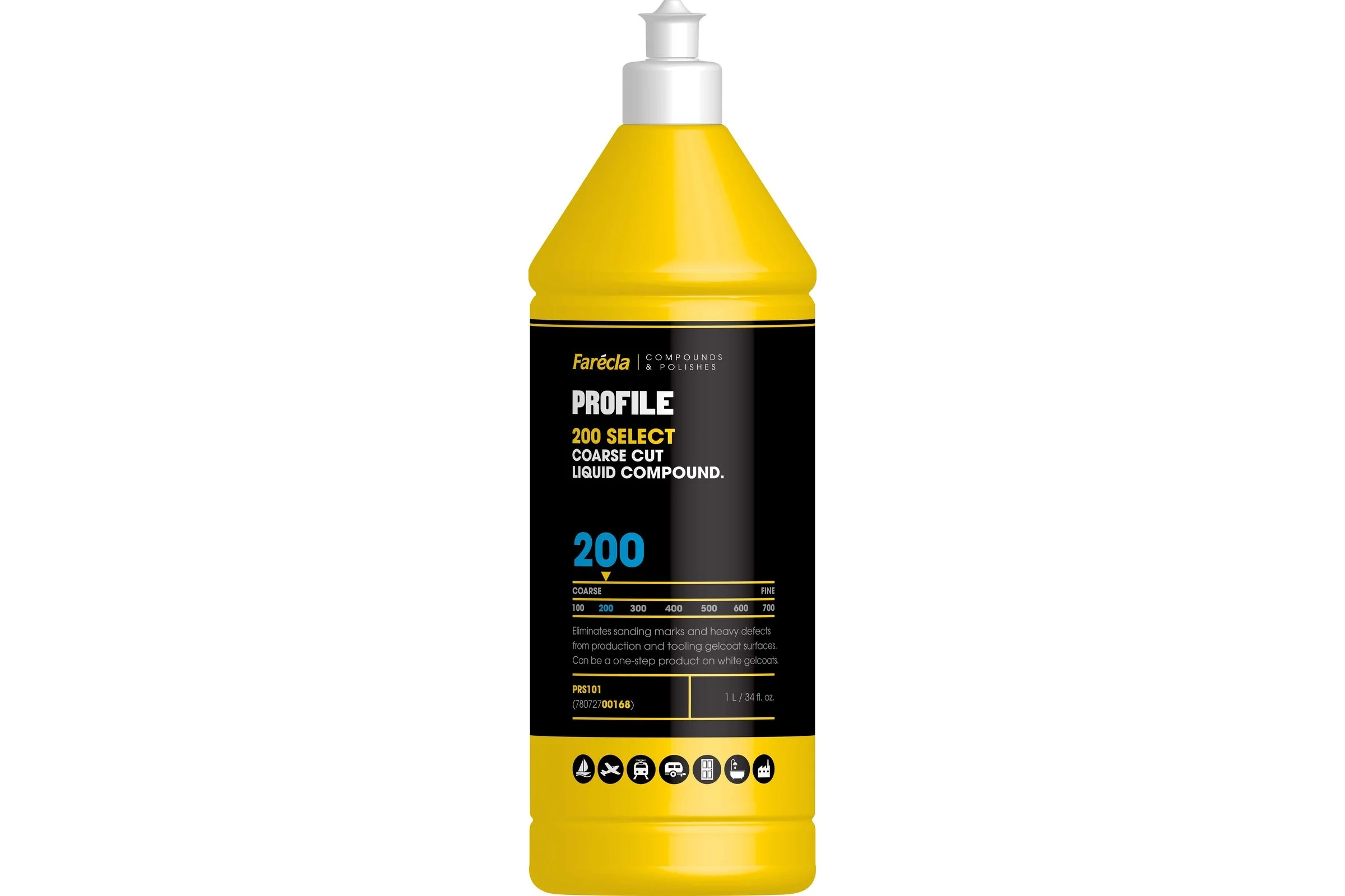 Полировальная эмульсия Profile Select 200 Liquid 1 л Farecla PRS101