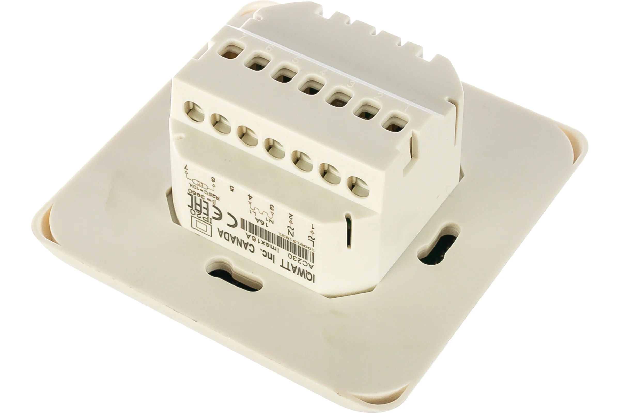 Терморегулятор IQWATT IQ Thermostat TS слоновая кость 039490