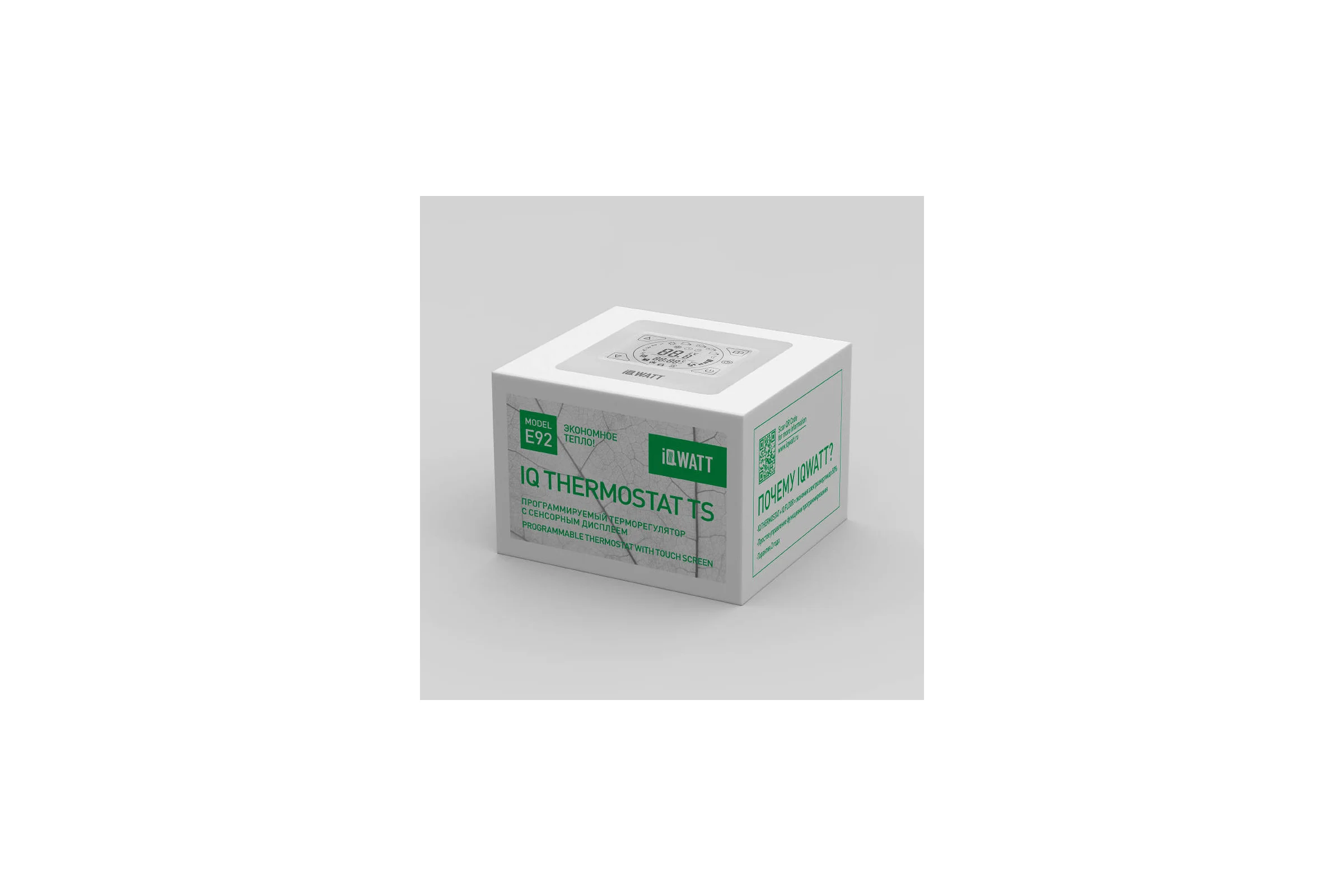 Терморегулятор IQWATT IQ Thermostat TS белый 039489