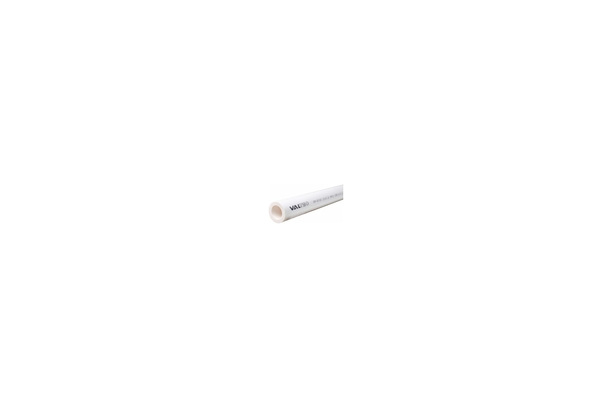 Труба Valtec PP-R, PN 20, 32 MM /белый/ (4м) VTp.700.0020.32