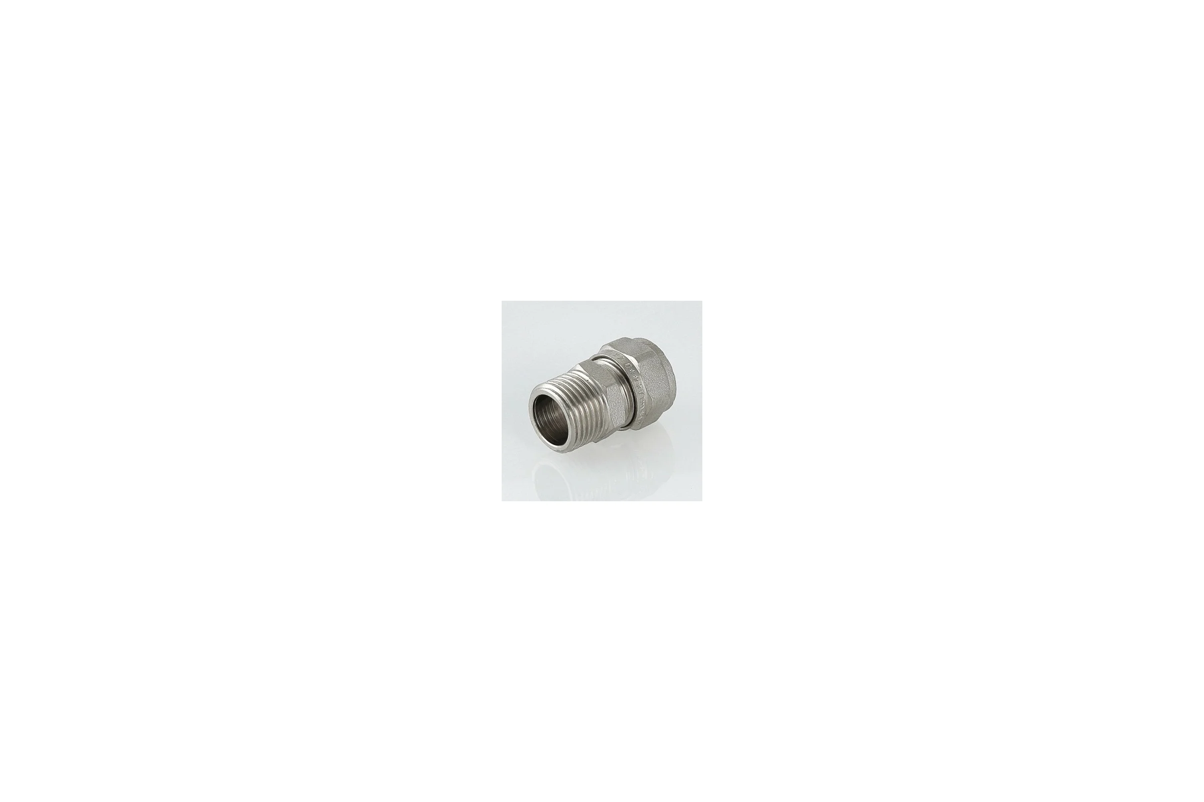 Соединитель обжимной с переходом на наружную резьбу VALTEC 32х1 VTm.301.N.003206