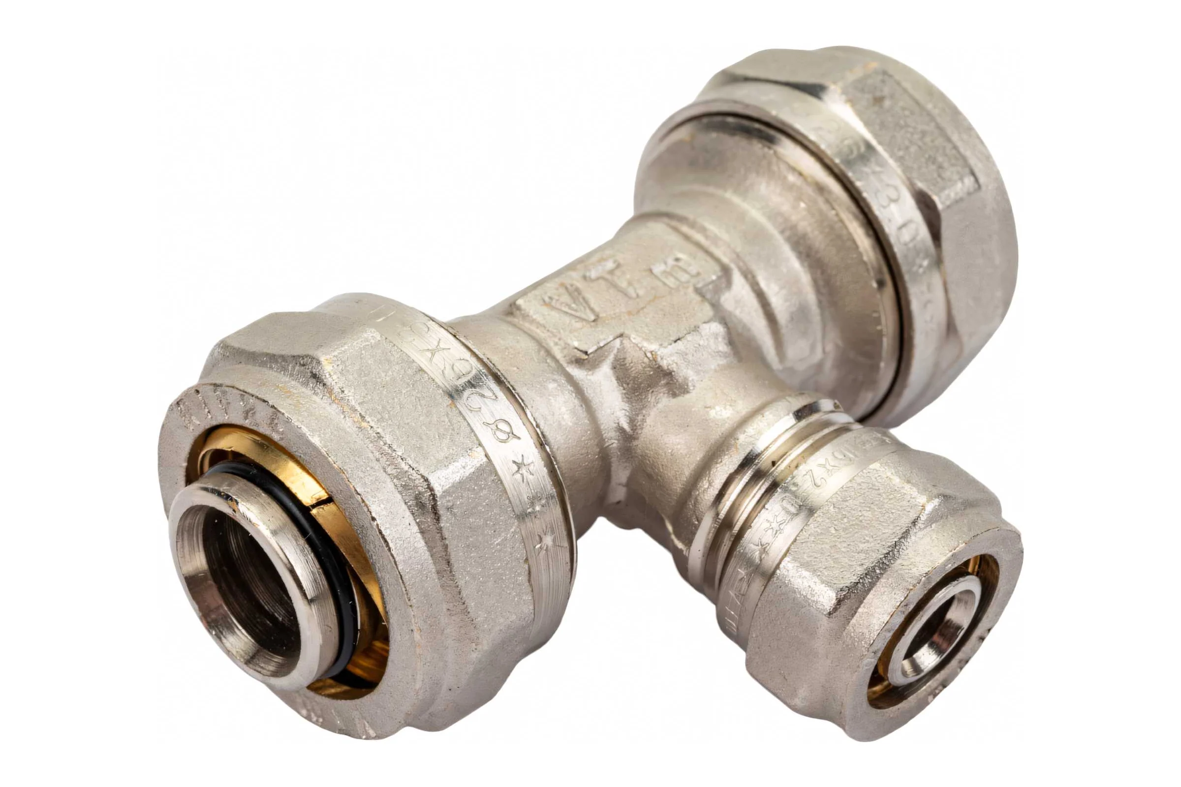 Обжимной тройник VALTEC 26х16х26 VTm.331.N.261626