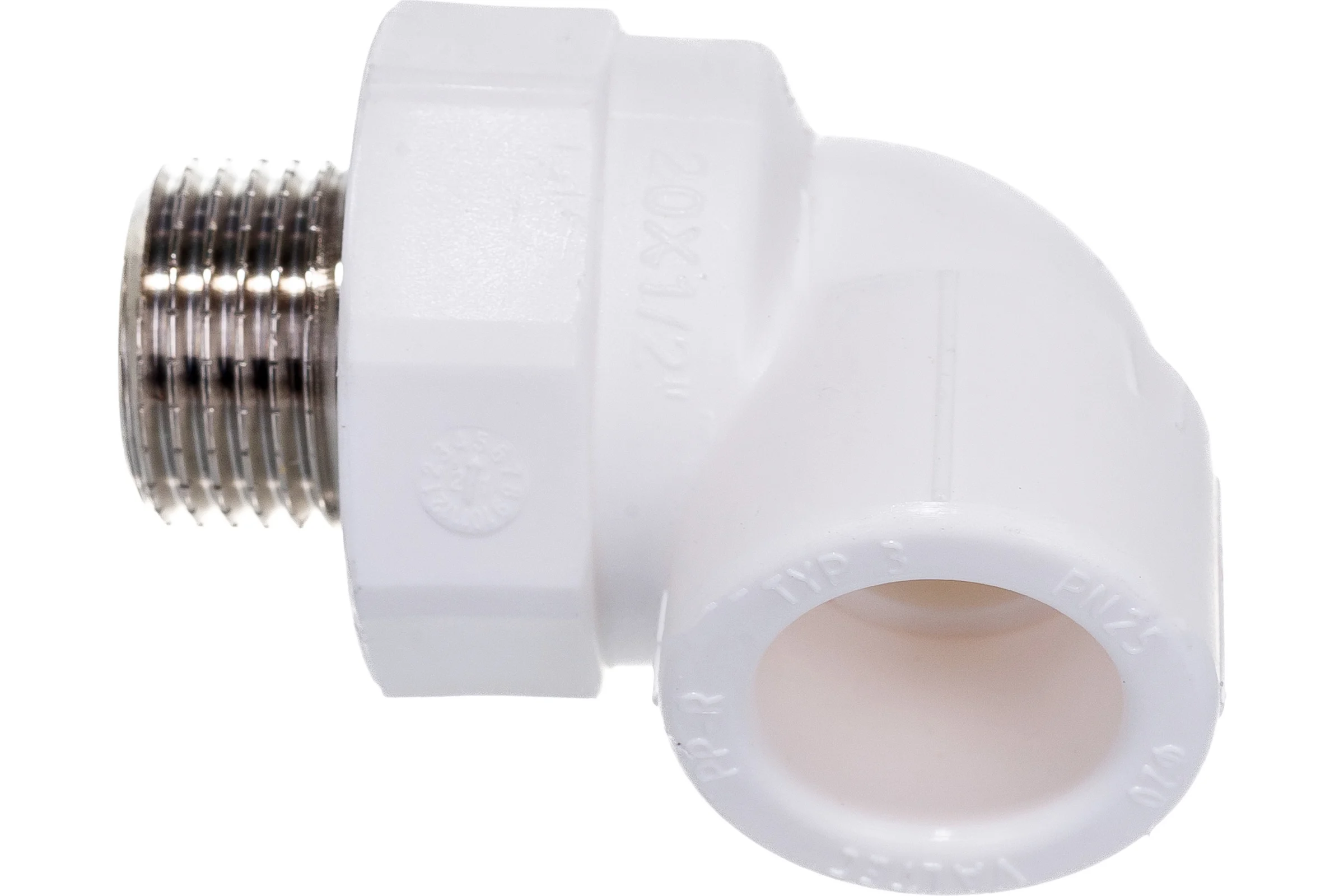 Угольник VALTEC PPR с переходом на наружную резьбу 20х1/2 VTp.753.0.02004