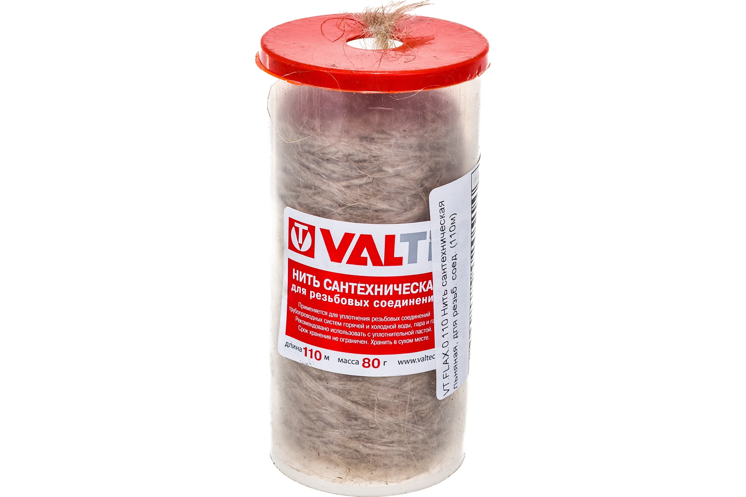 Сантехническая льняная нить VALTEC для резьб. соед. /110м/ VT.FLAX.0.110