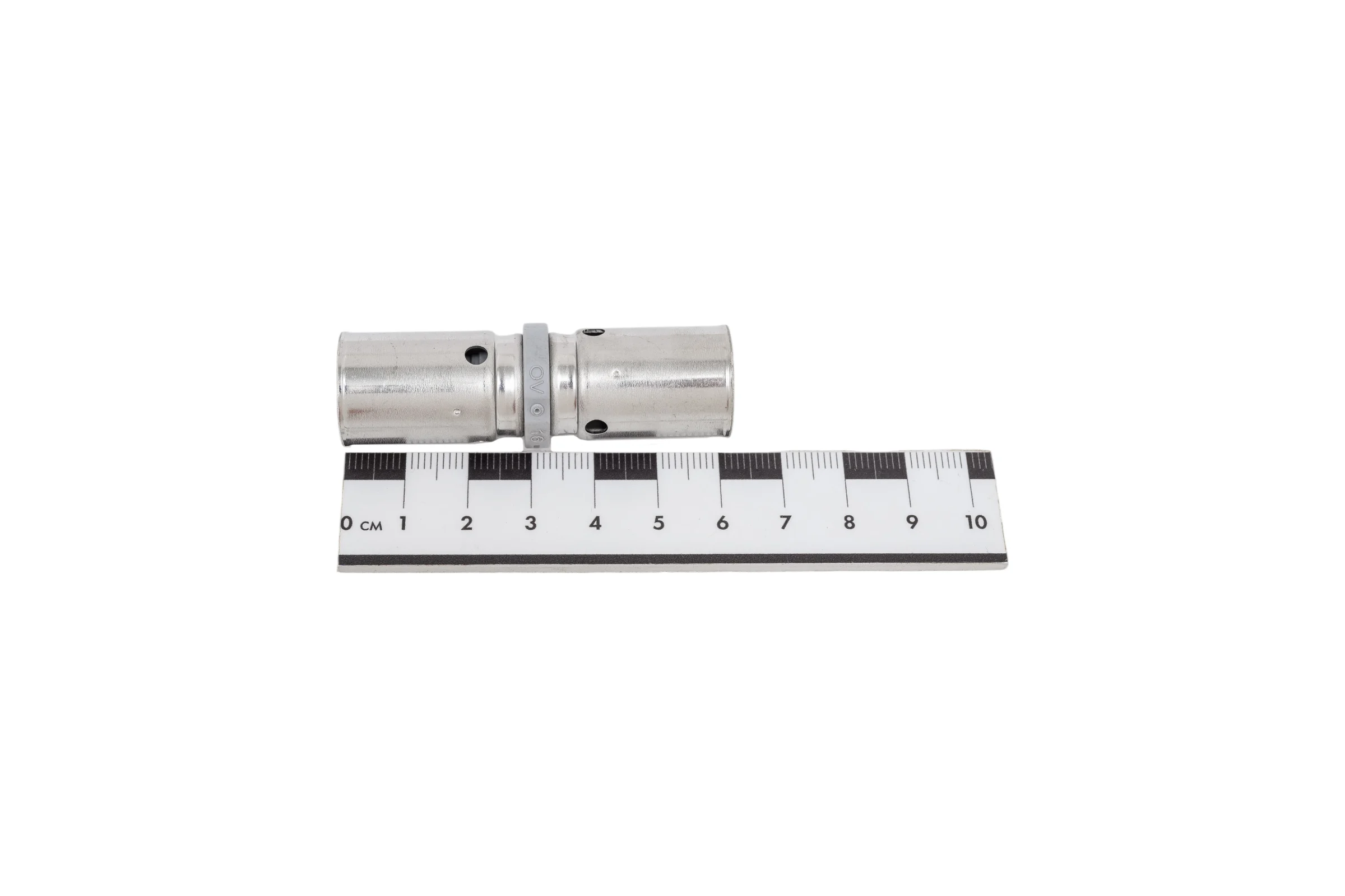 Прессовая муфта Oventrop Cofit PDK, 16, 16, PPSU полифенилсульфон PX, равнопроходная 1522543