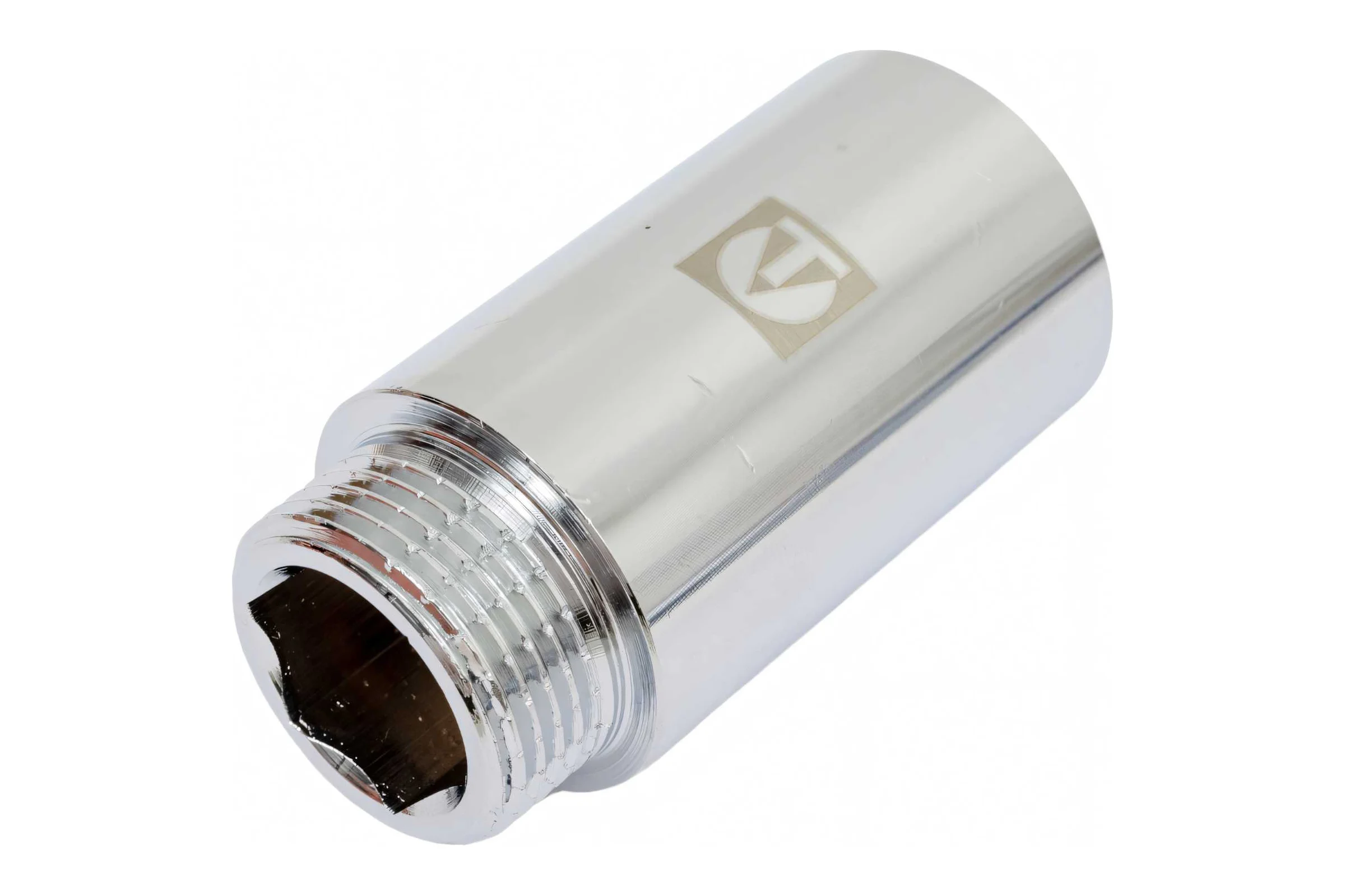 Удлинитель VALTEC 3/4 вн.х 50мм, хром VTr.198.C.0550