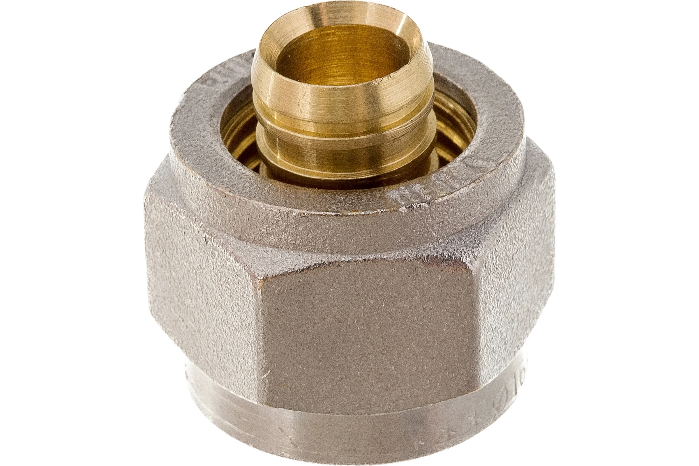 Коллекторный обжимной соединитель для полимерной PEX трубы VALTEC 16 /2,0 VTc.709.N.1604