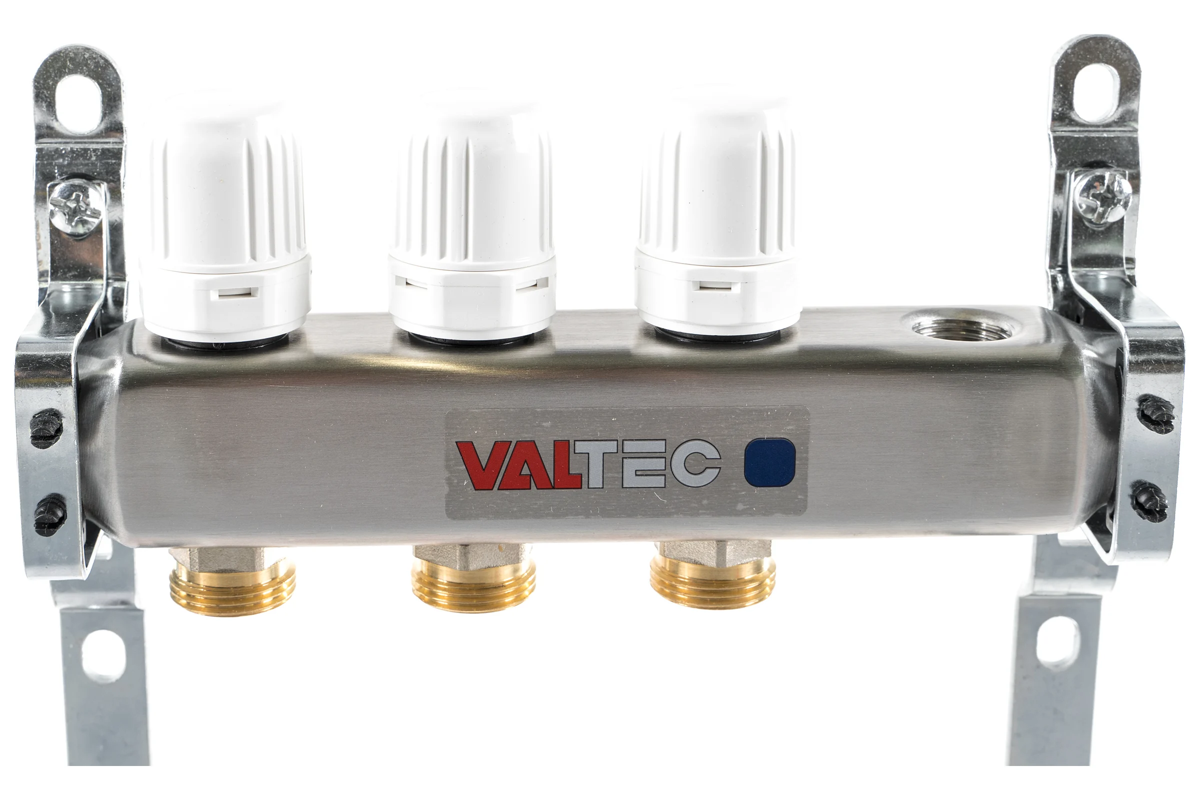 Коллекторная группа со встроенными расходомерами VALTEC в сборе, 1х3 выходов, Евроконус 3/4 VTc.586.EMNX.0603