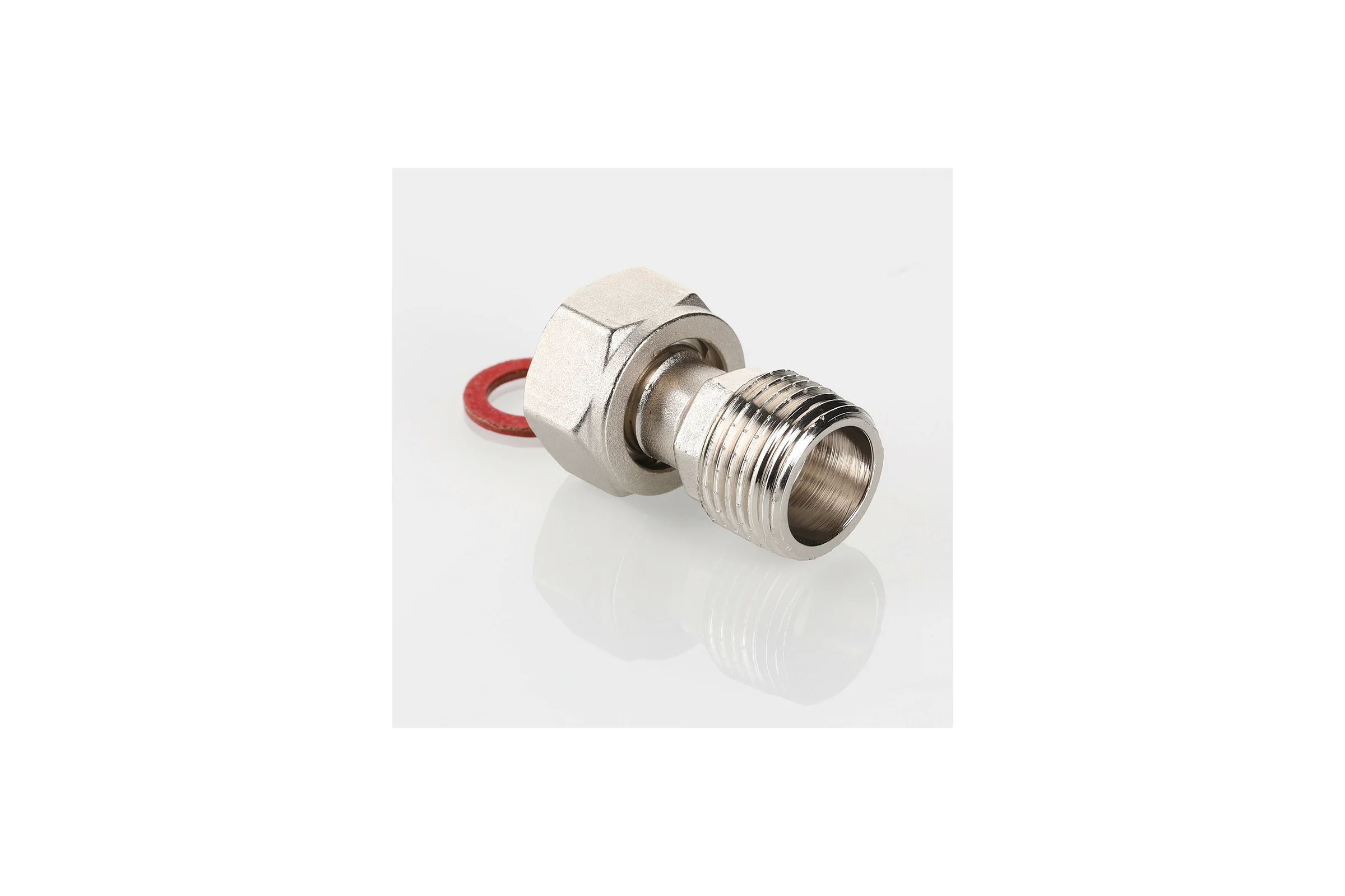 Прямой полусгон с накидной гайкой VALTEC 3/4x3/4 VTr.613.N.0505