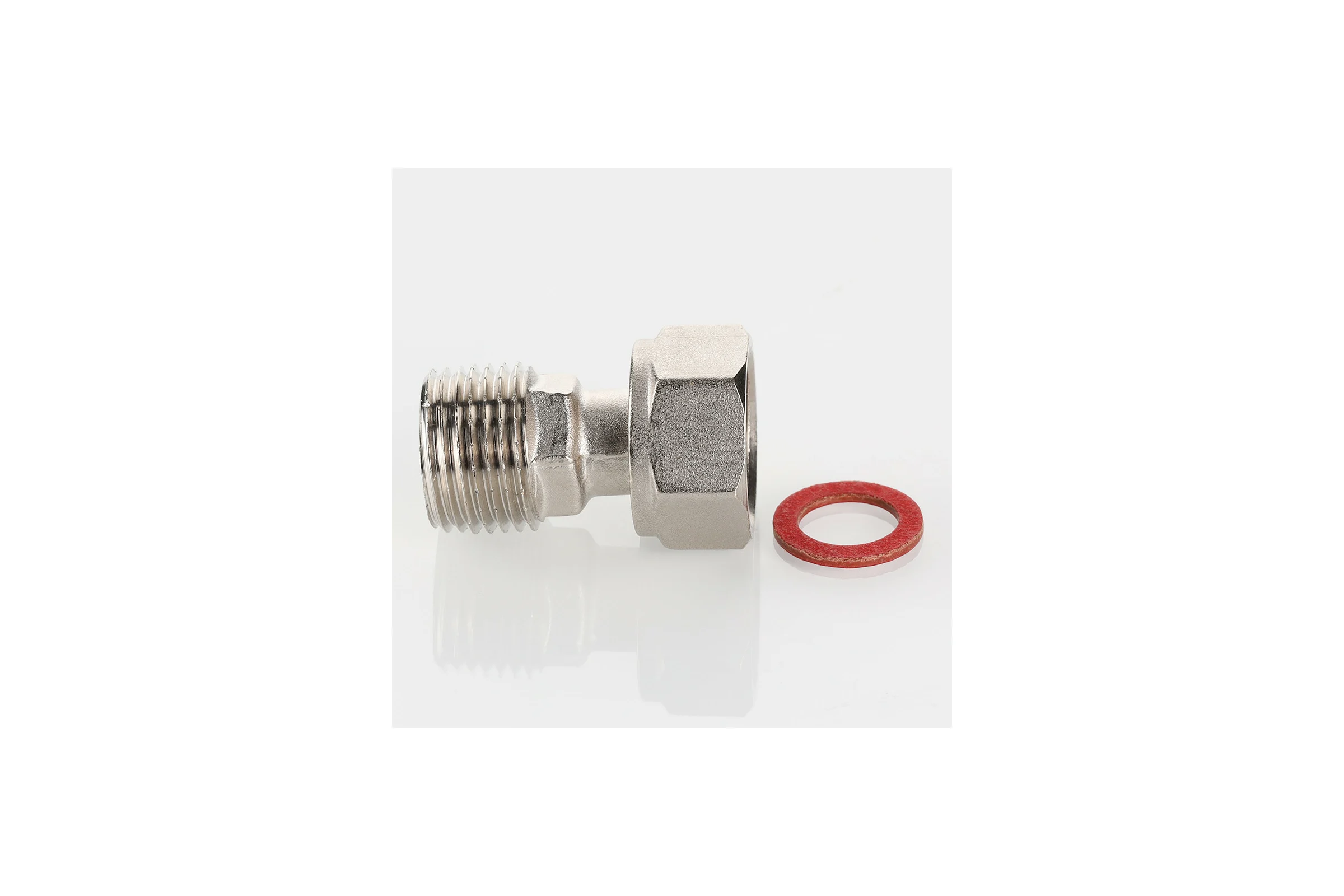 Прямой полусгон с накидной гайкой VALTEC 3/4x3/4 VTr.613.N.0505