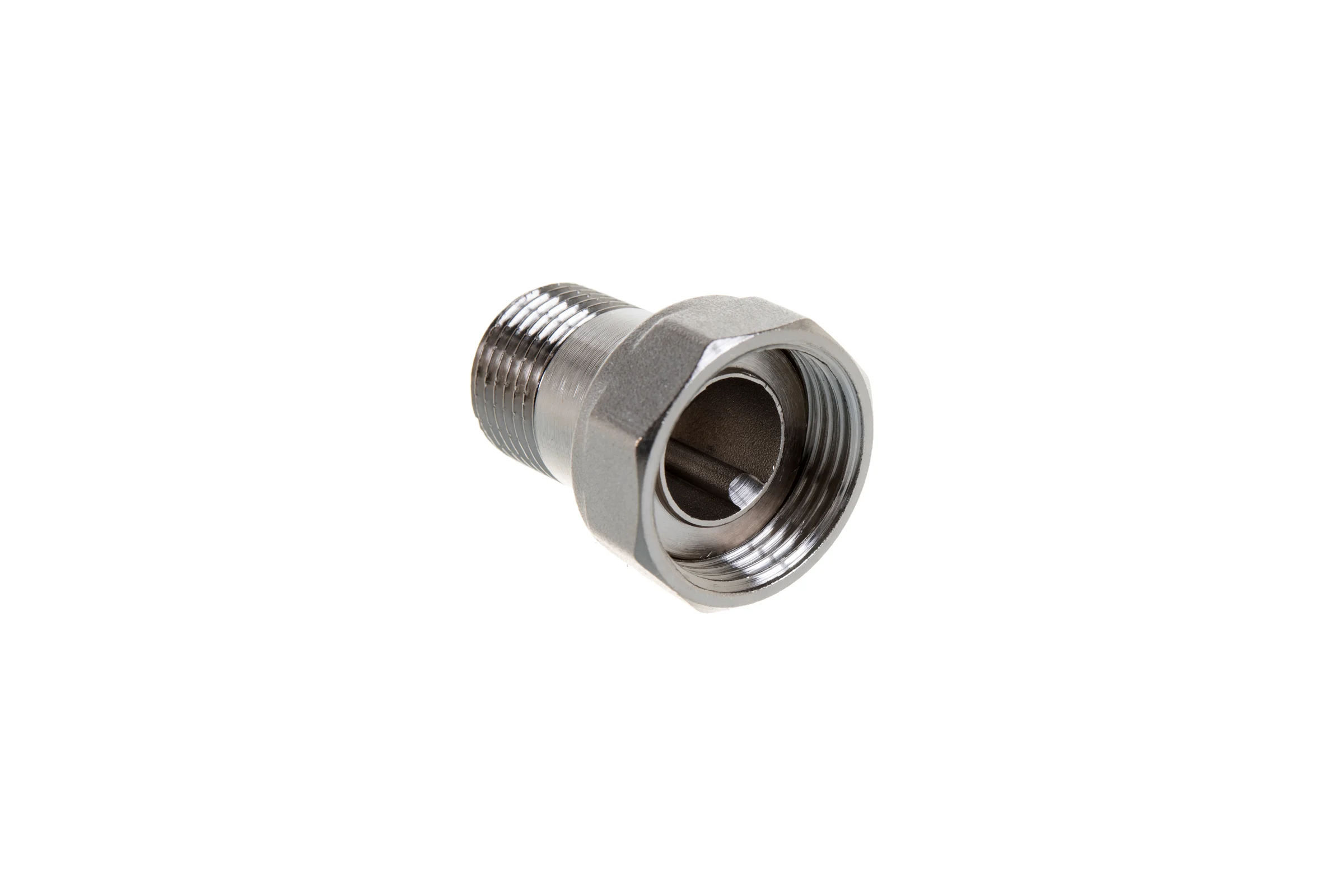 Прямой полусгон с накидной гайкой VALTEC 3/4x1/2 VTr.613.N.0504