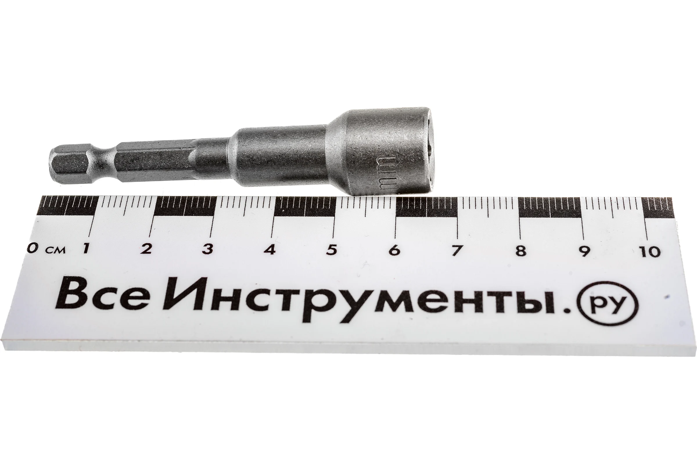 Головка магнитная торцевая шестигранная (10х65 мм; 1/4'') REDVERG 6623526