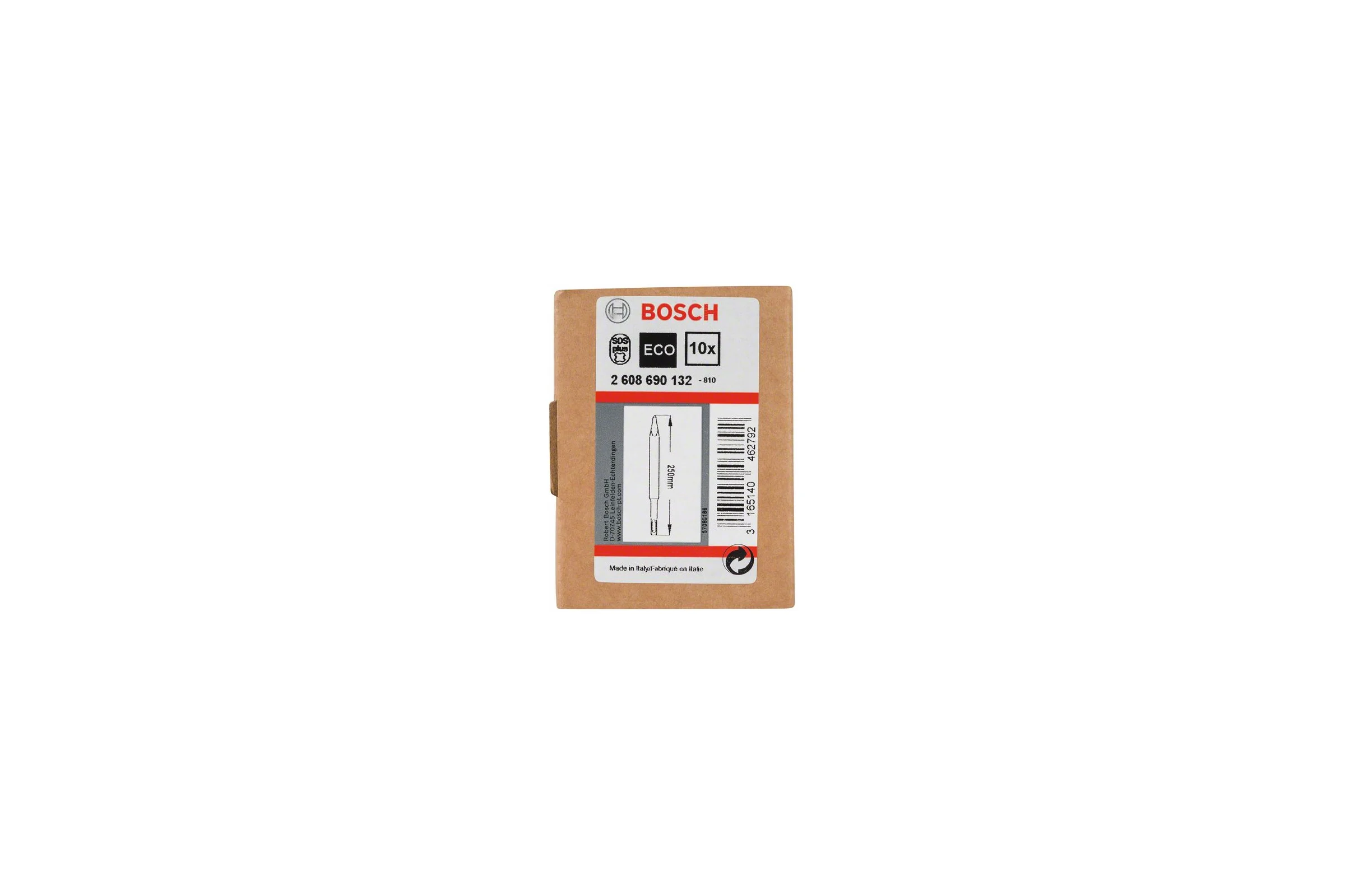 Зубило пикообразное (250 мм; SDS-PLUS; 10 шт.) Bosch 2608690132